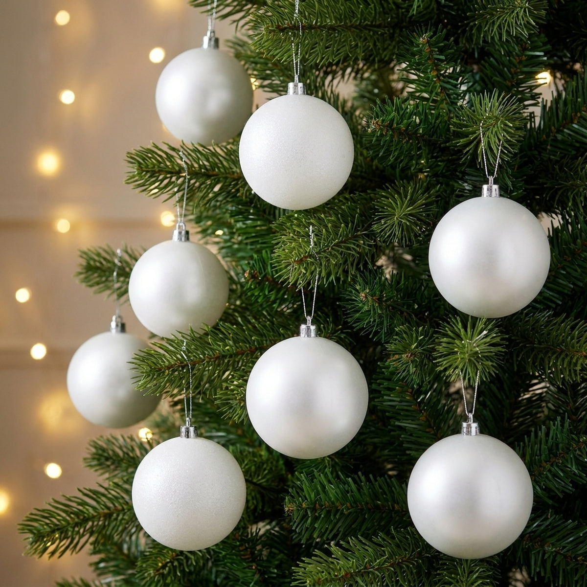 Mixed Size Christmas Baubles 25 Pack