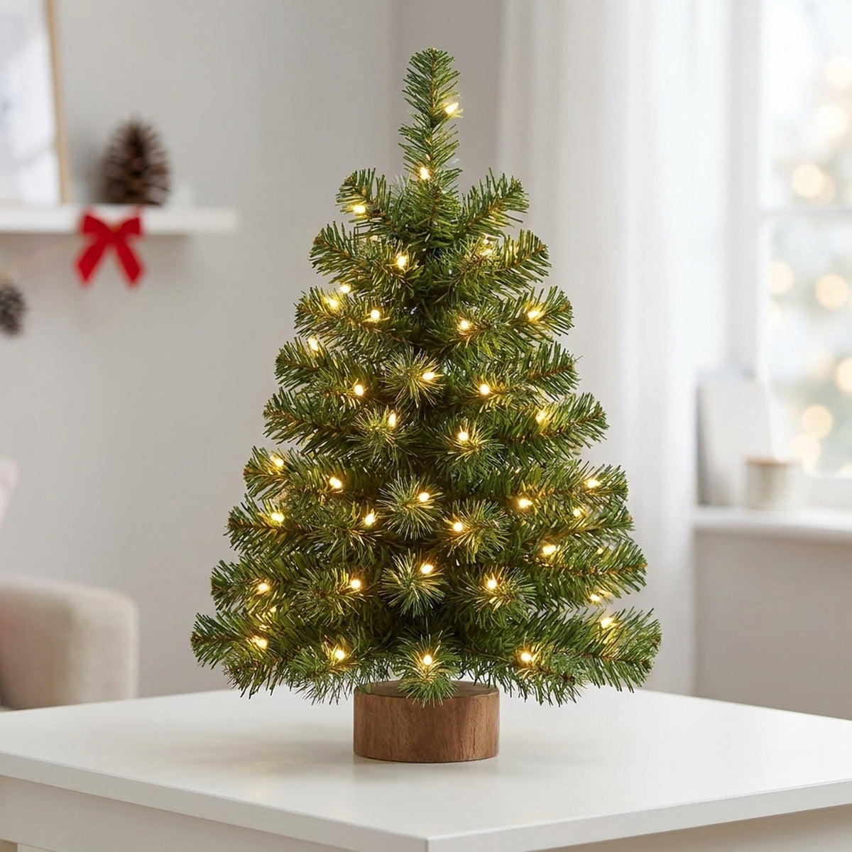 Barneswood Pre-Lit Spruce Tree with Multi Action Lights