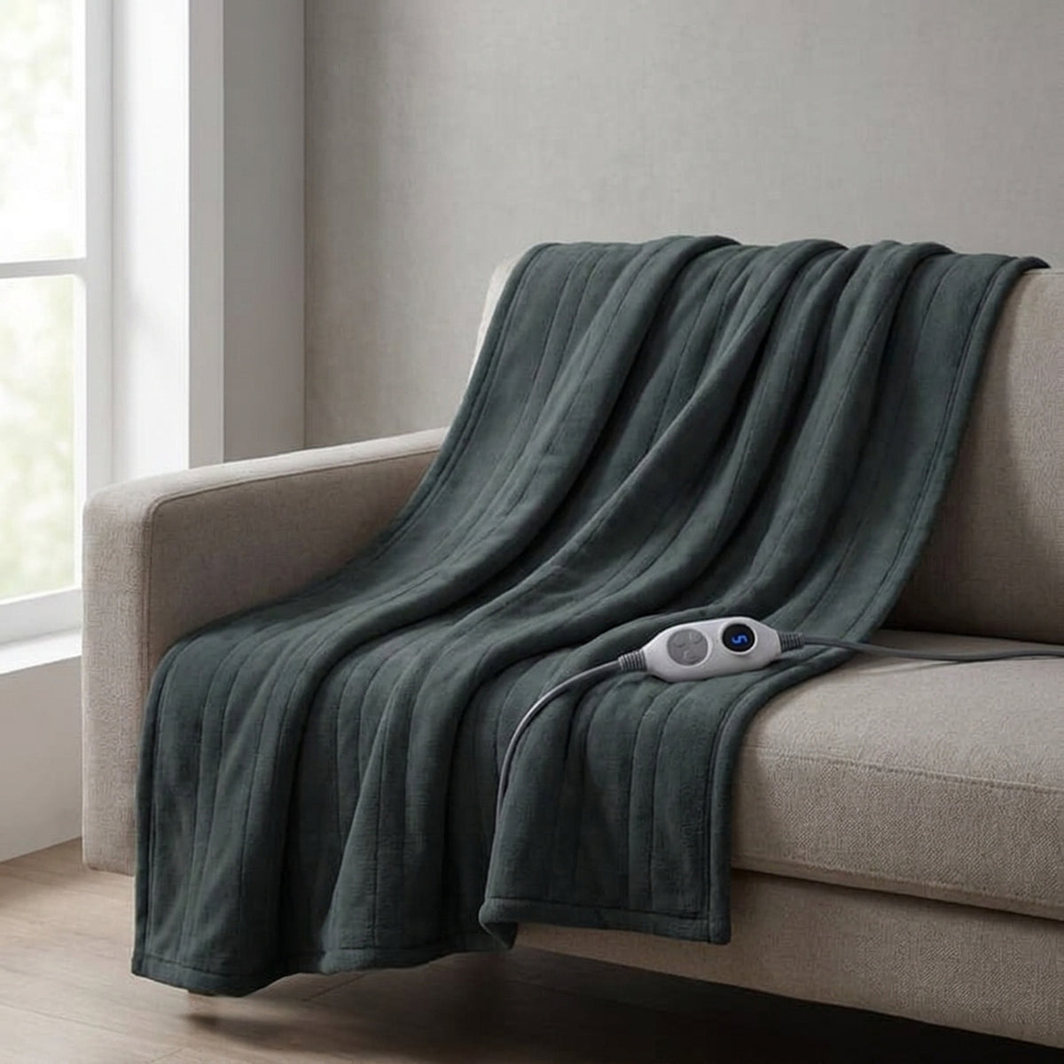 Instant Warmth Electric Heated Throw