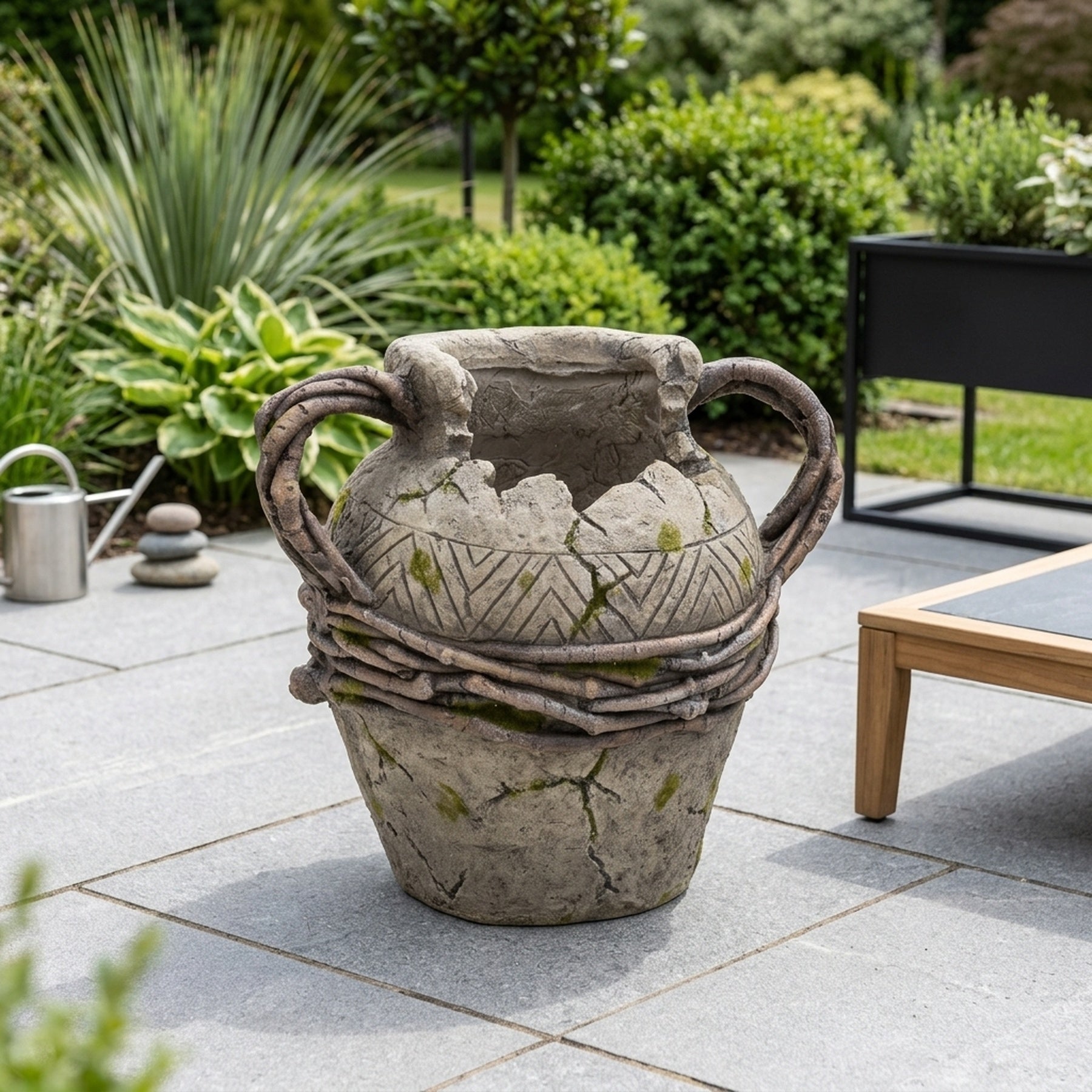 Enchanted Grecian Style Urn Pot () Statement Light