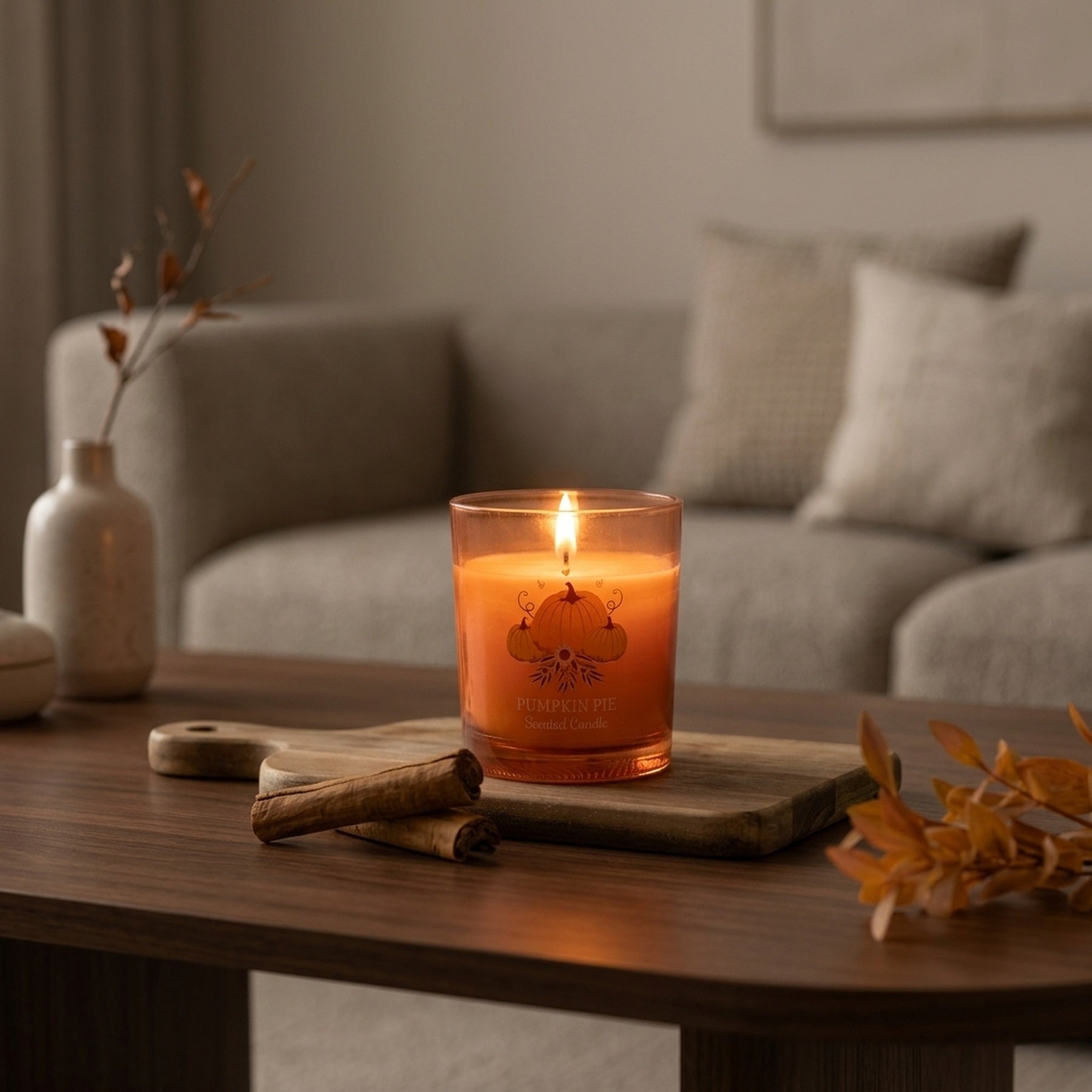 Luxury Scented Pumpkin Pie Candle