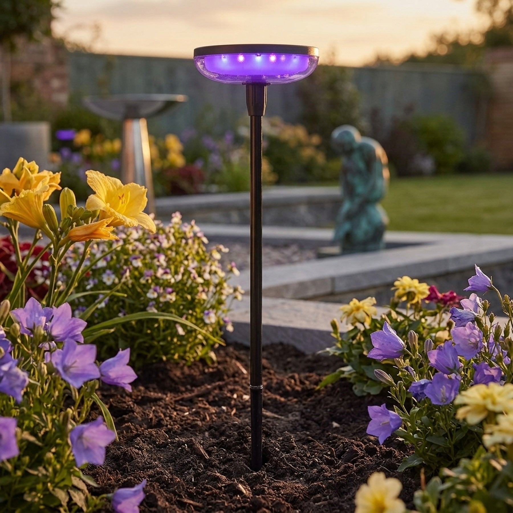 Hygge Colour Changing Solar Garden Stake Light