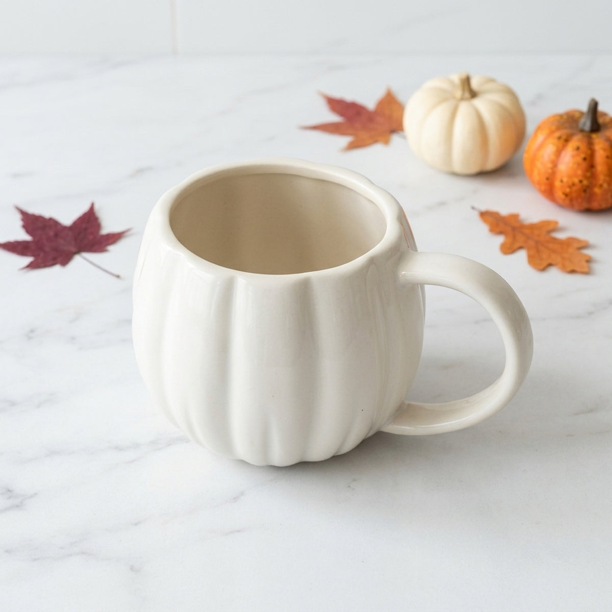 Shaped Pumpkin Ceramic Mug