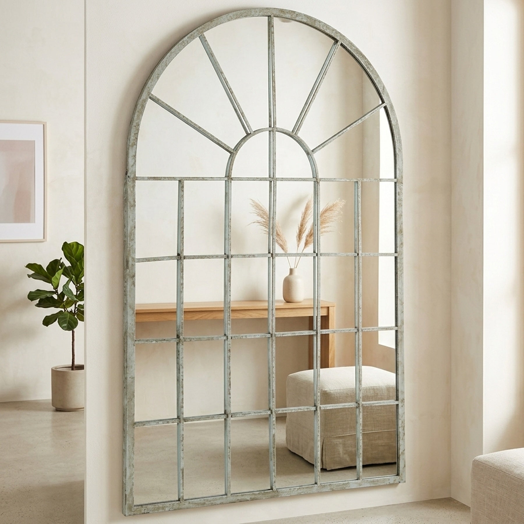 Relica Rustic Arched Wall Mirror