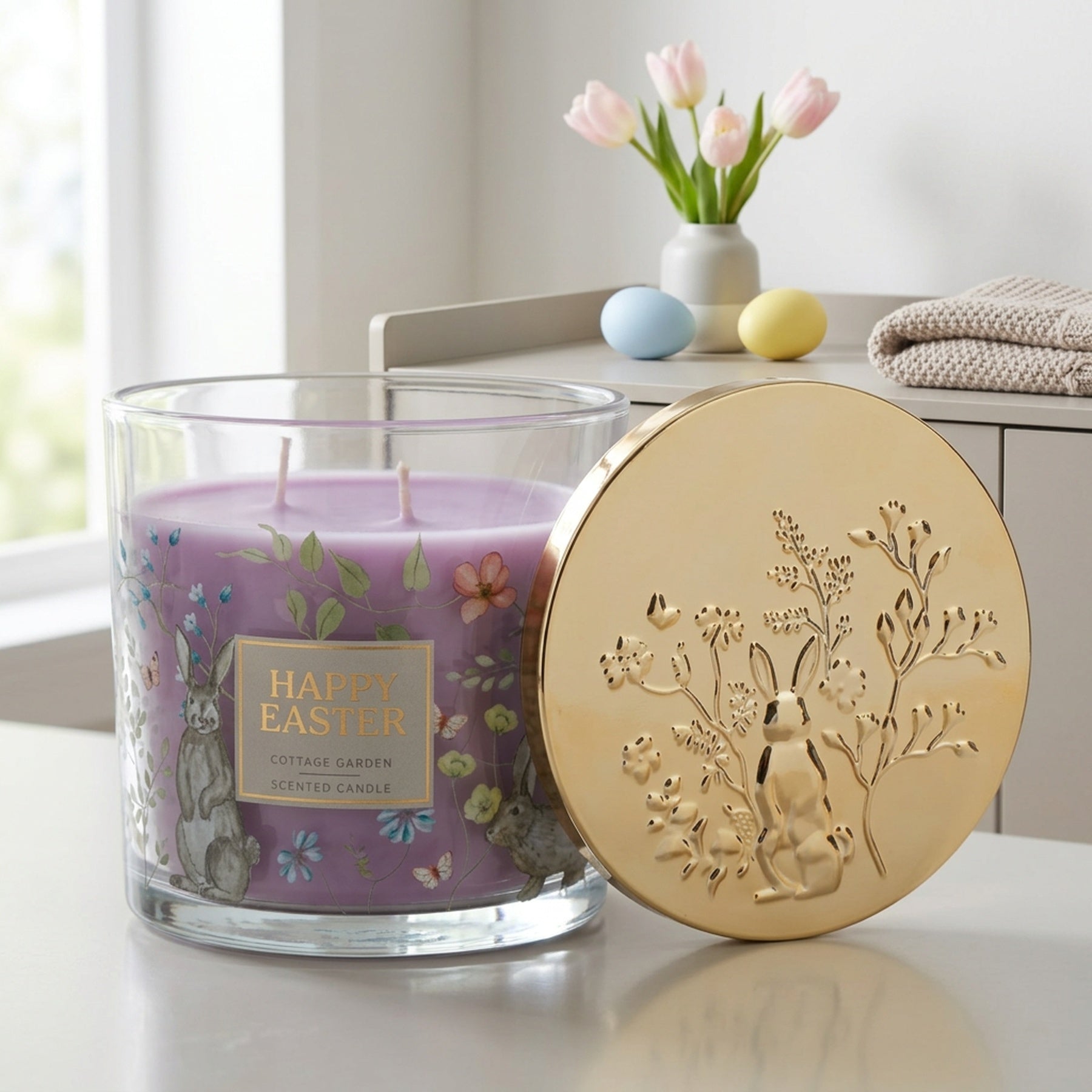 Happy Easter Cottage Garden Scented Candle