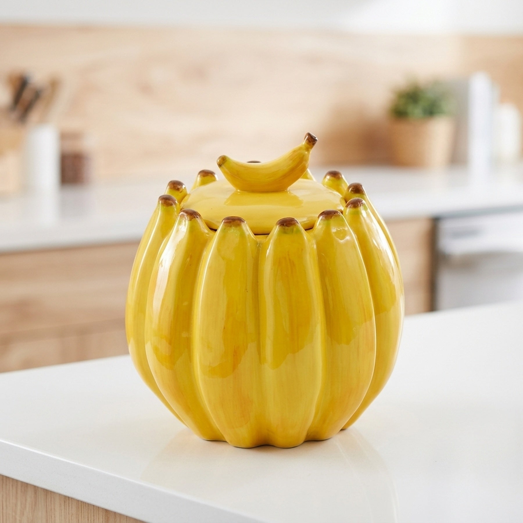 Introduce Decorative Banana Storage Jar