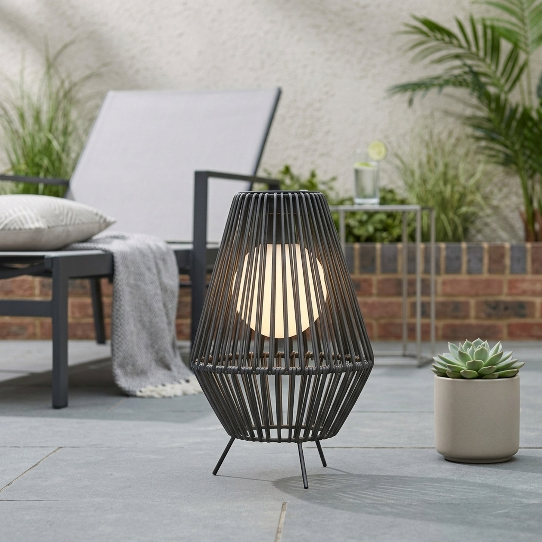 Lunaria Urban Rope Circle Firefly Lantern