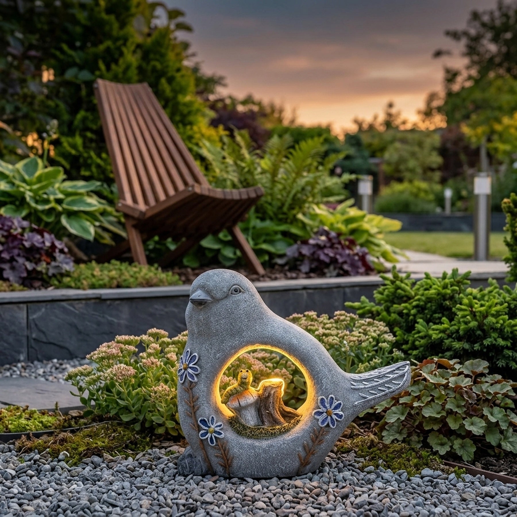 Lunaria Robin Garden Solar Light