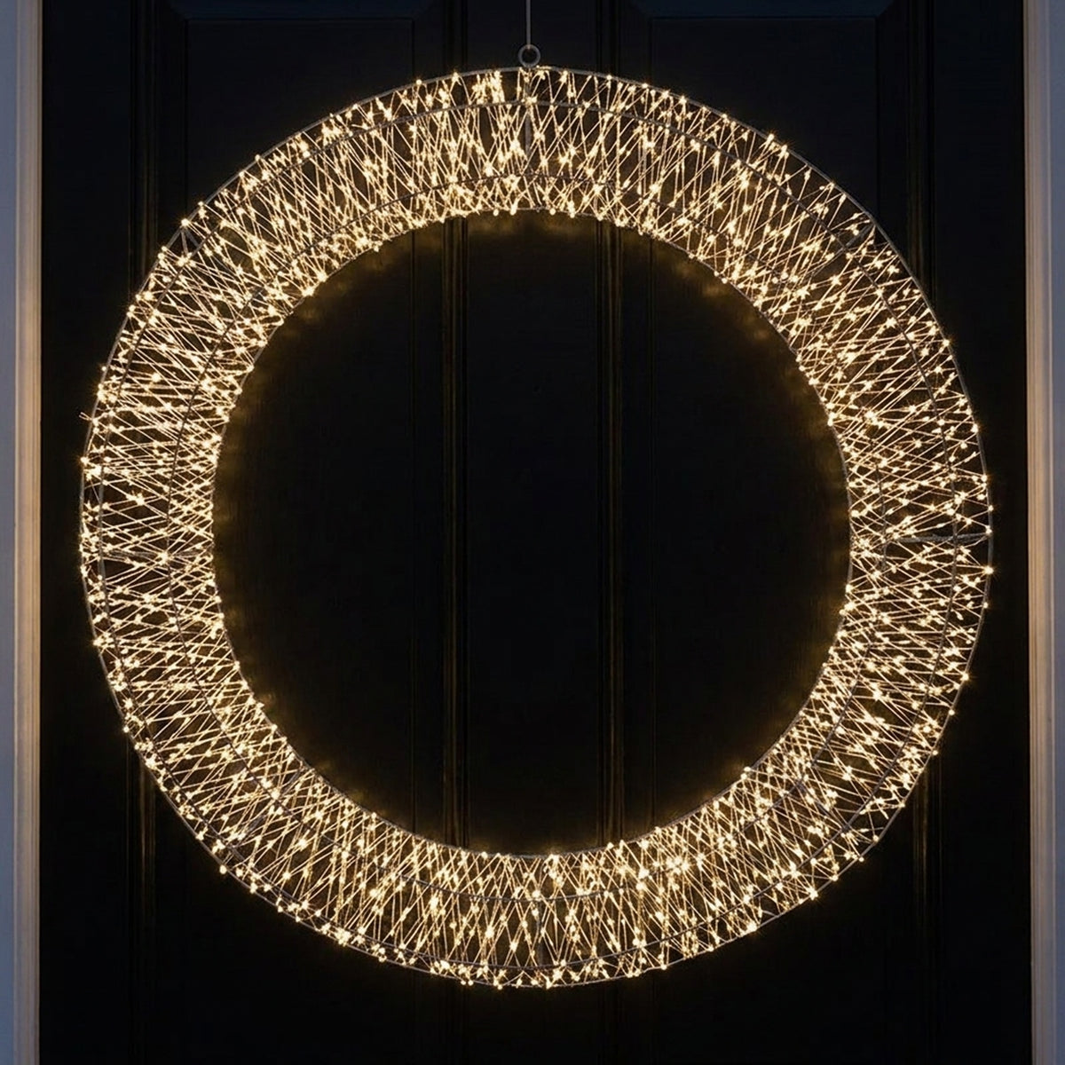 LED Flat Back Decorative Wreath
