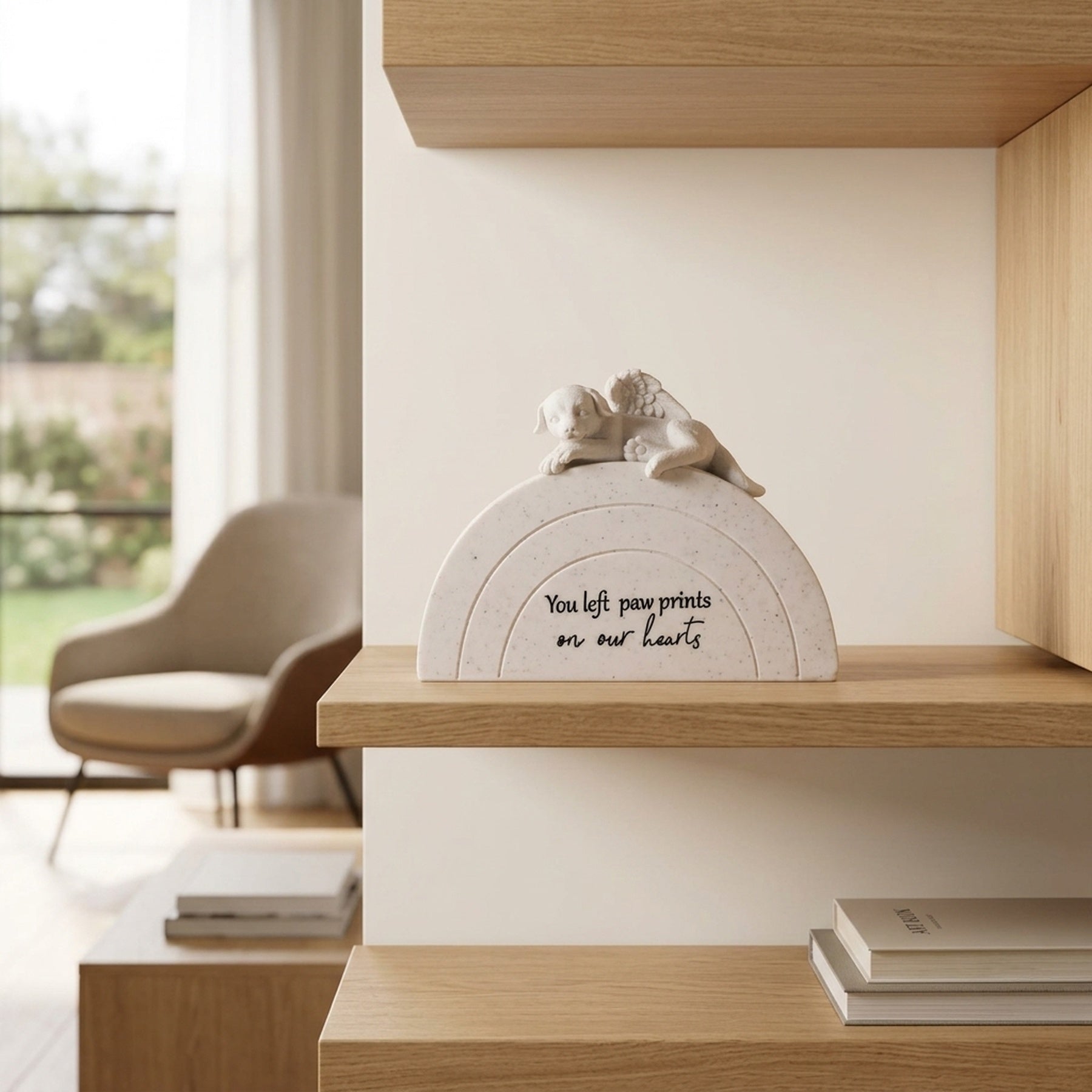 Dog Pet Memorial Rainbow Plaque