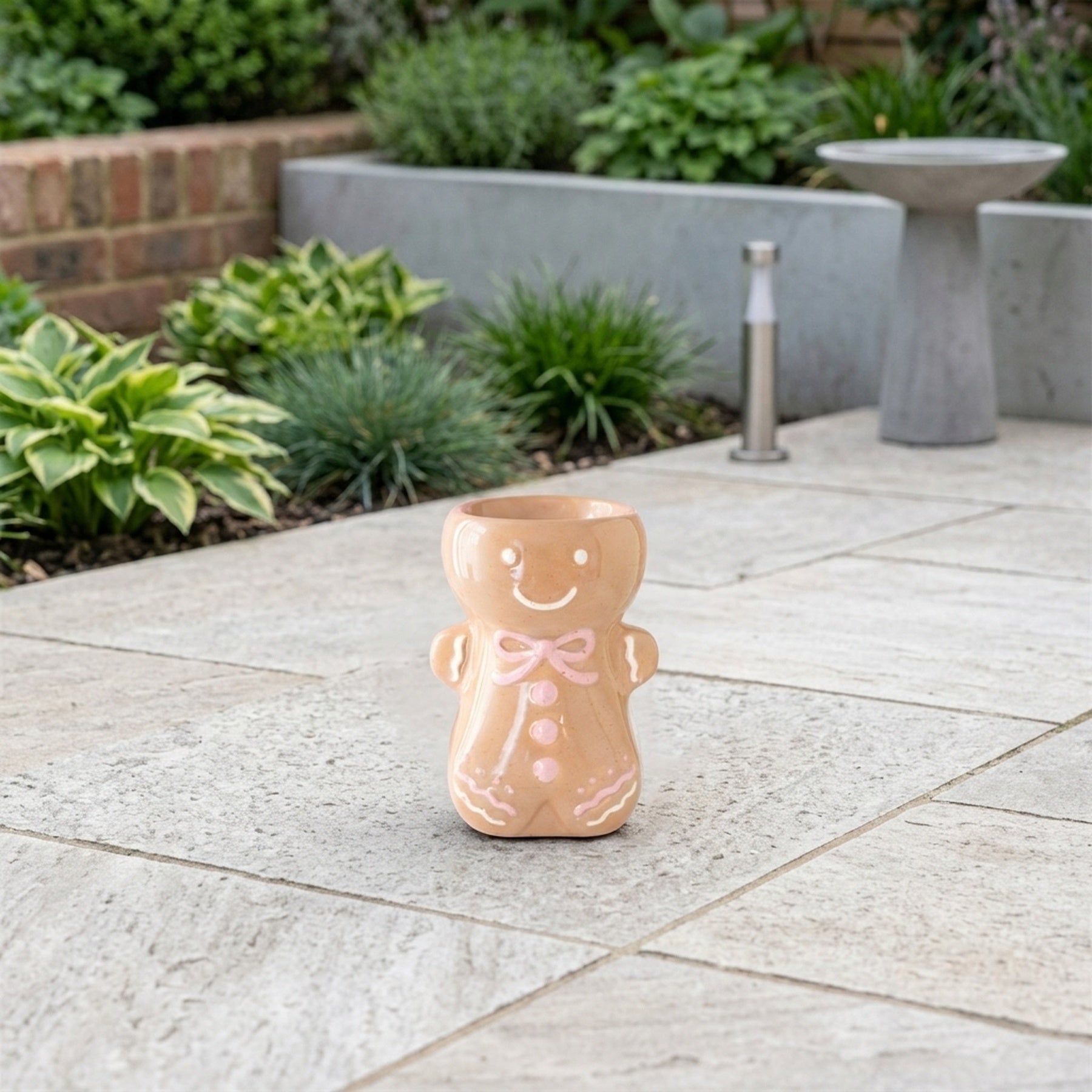 Pink Gingerbread Man Oil Burner