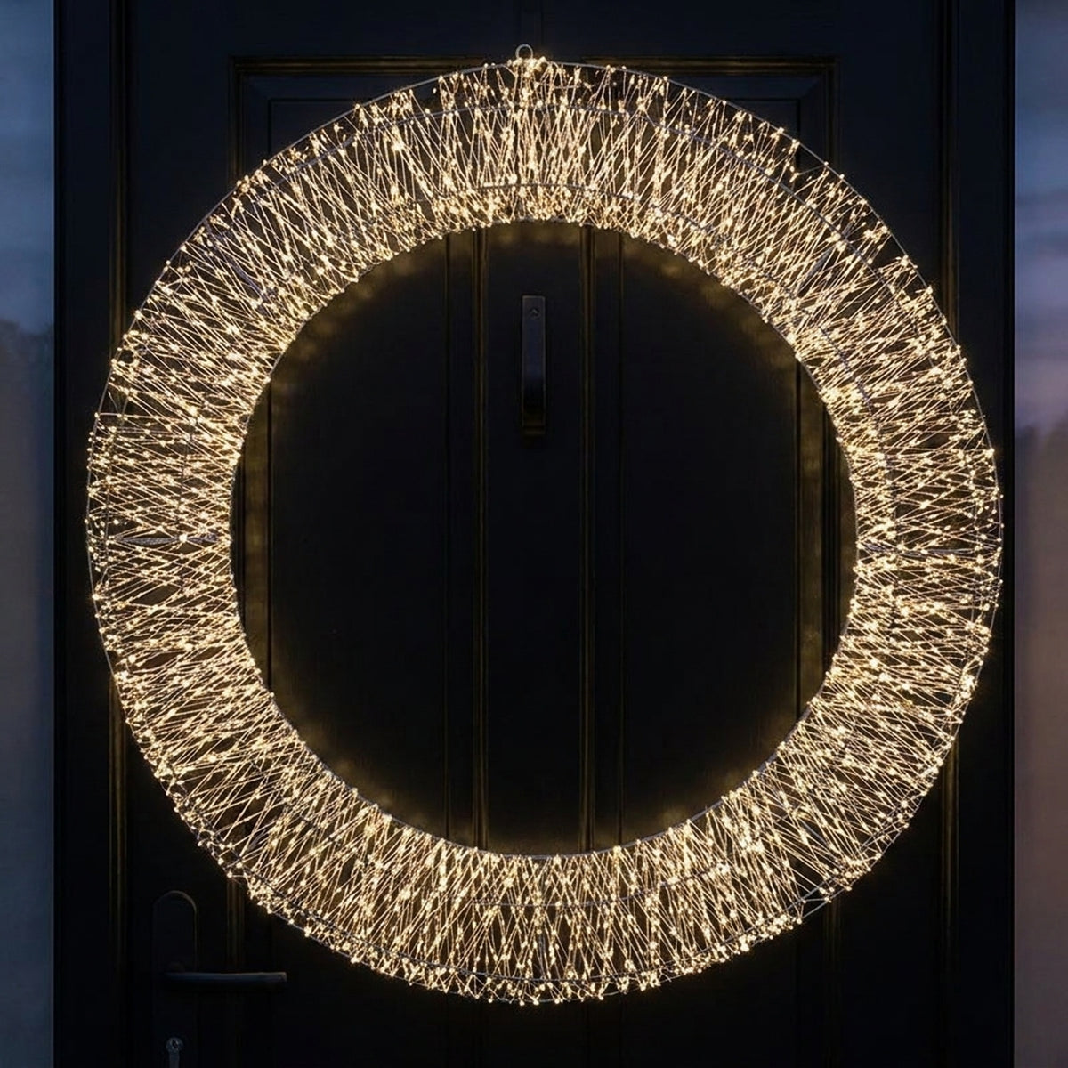 Large LED Flat Back Decorative Wreath