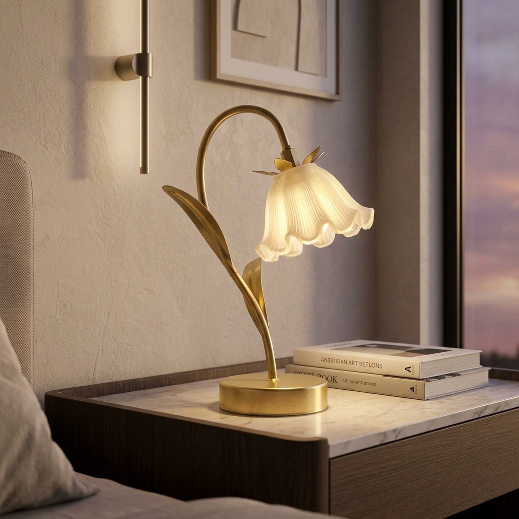 Maison Floral Stem LED Table Lamp