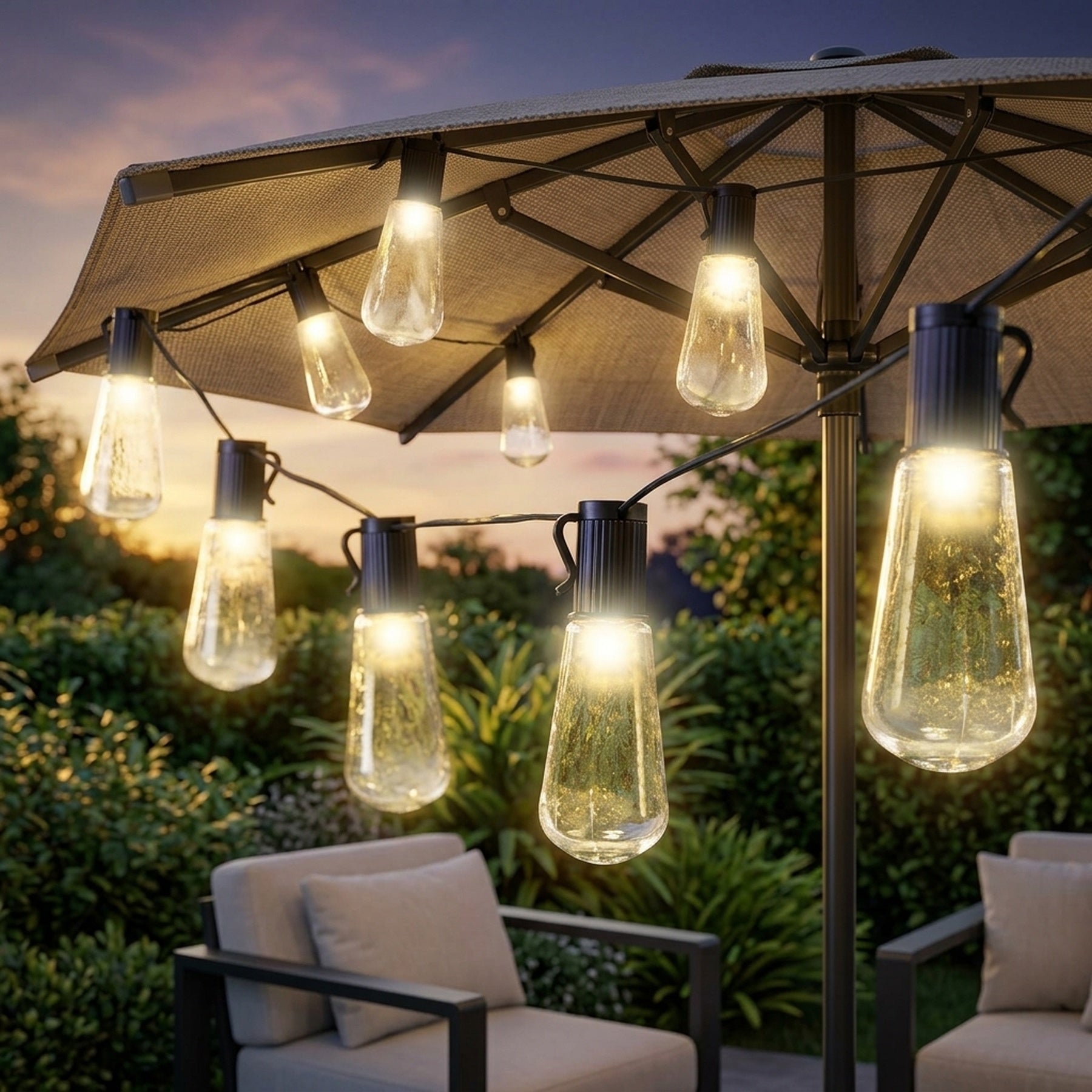 DecoBulb Solar Outdoor String Lights