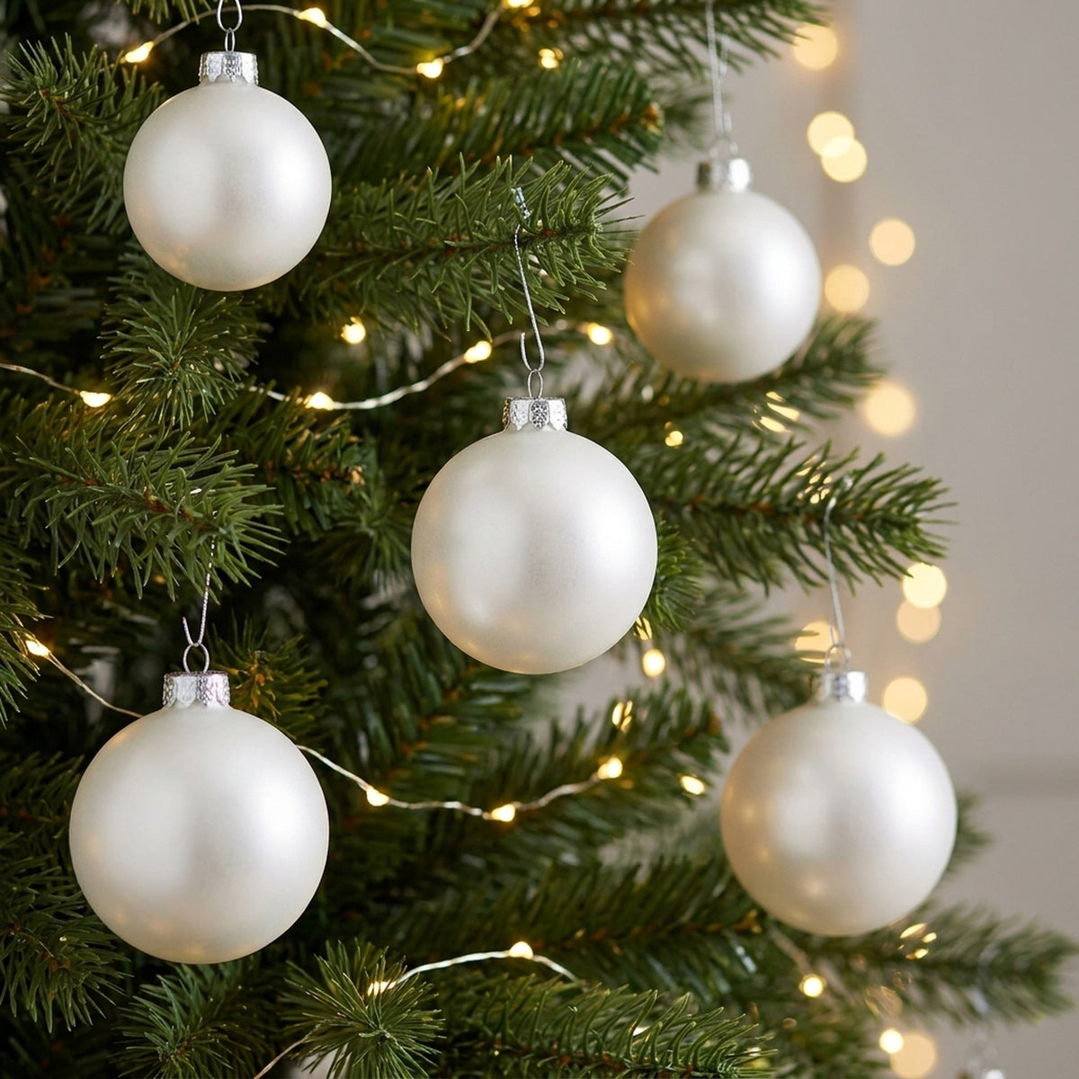 Mixed Size Christmas Baubles 25 Pack - Red