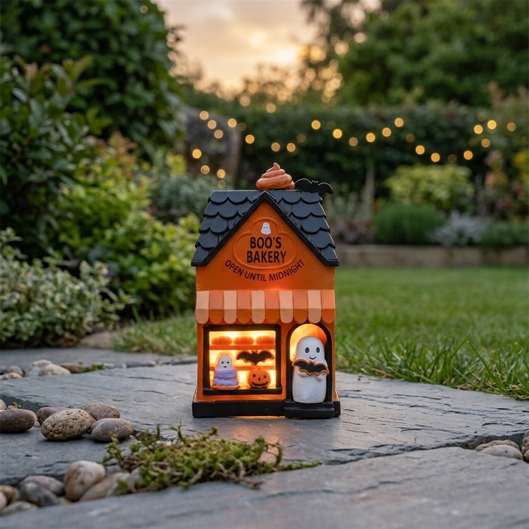 Boo's Bakery LED Light Up Decoration