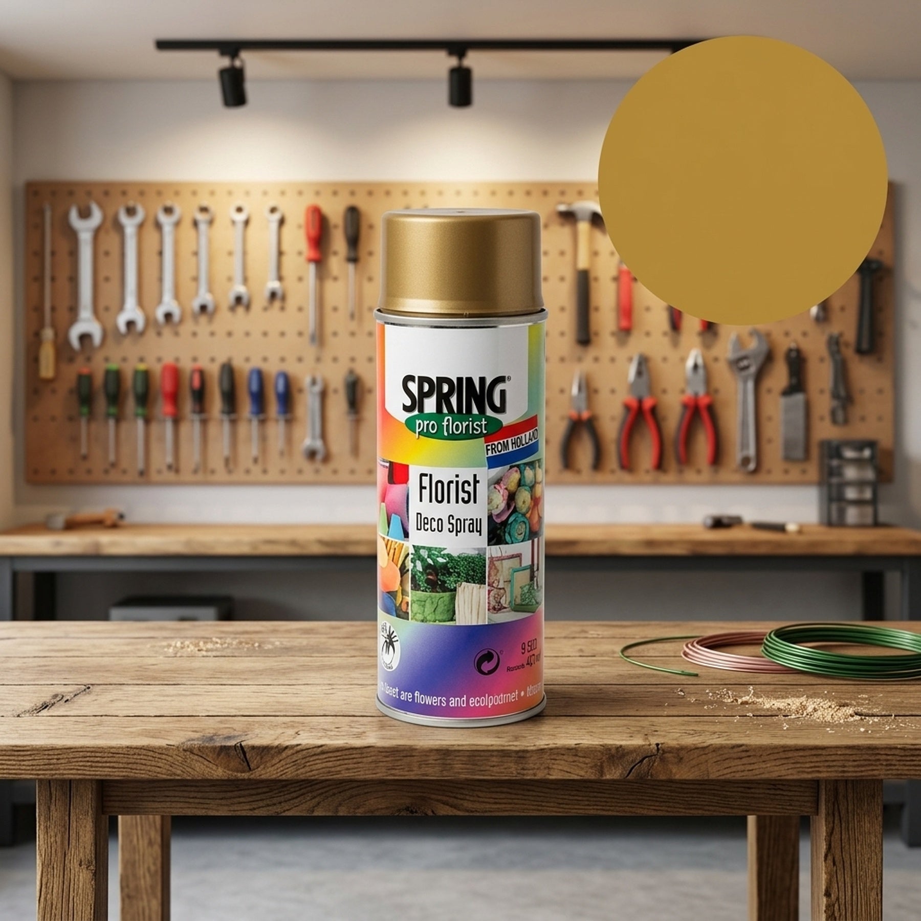 Brite-Gold Euro-Aerosols Spray Paint