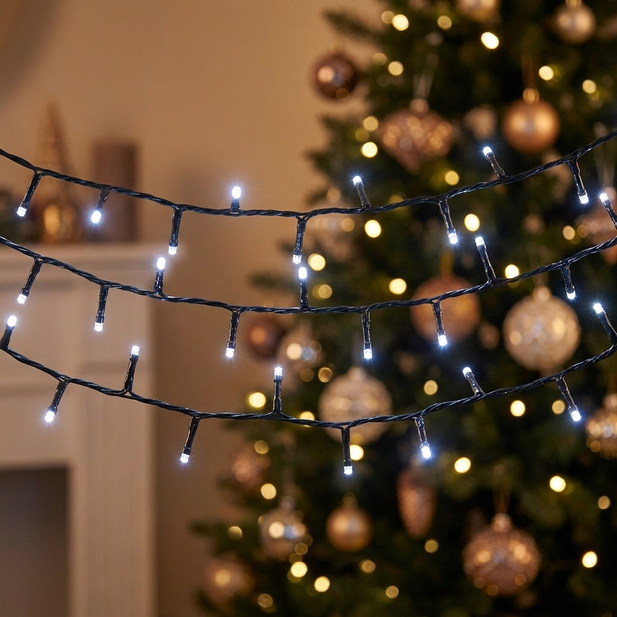 Mains Operated 750 LED Compact String Lights