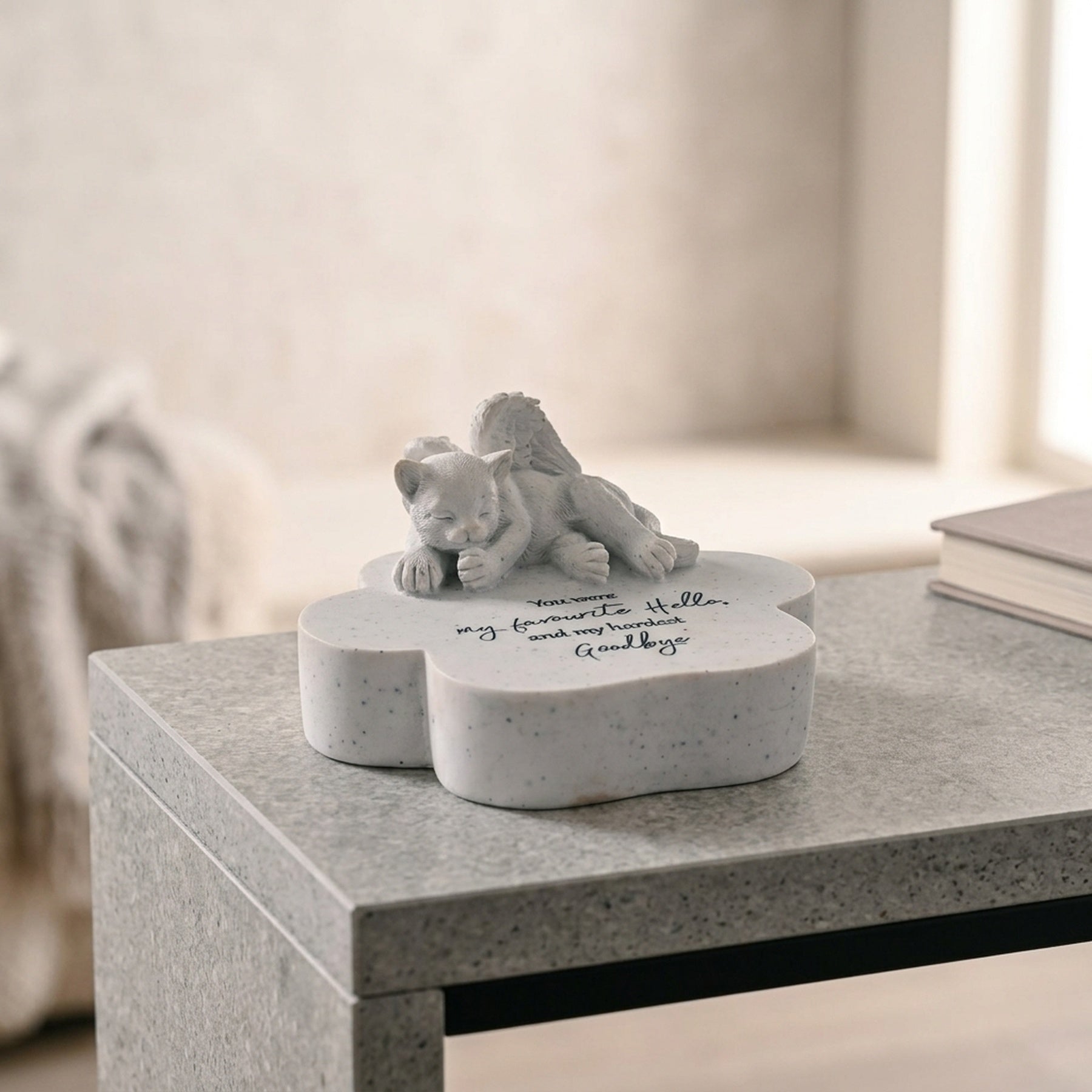 Sentimental Cat Memorial Paw Plaque