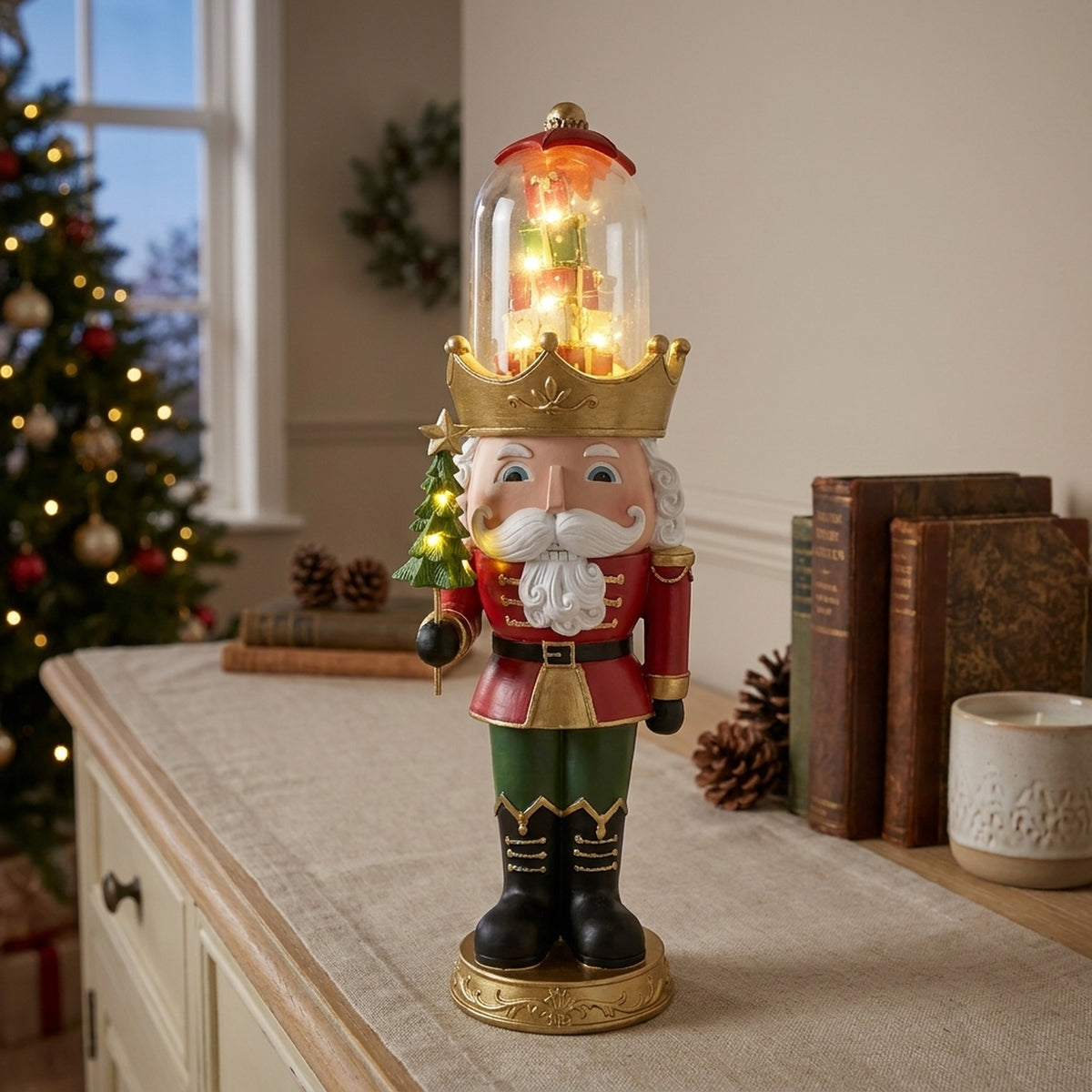 LED Nutcracker Soldier Decoration