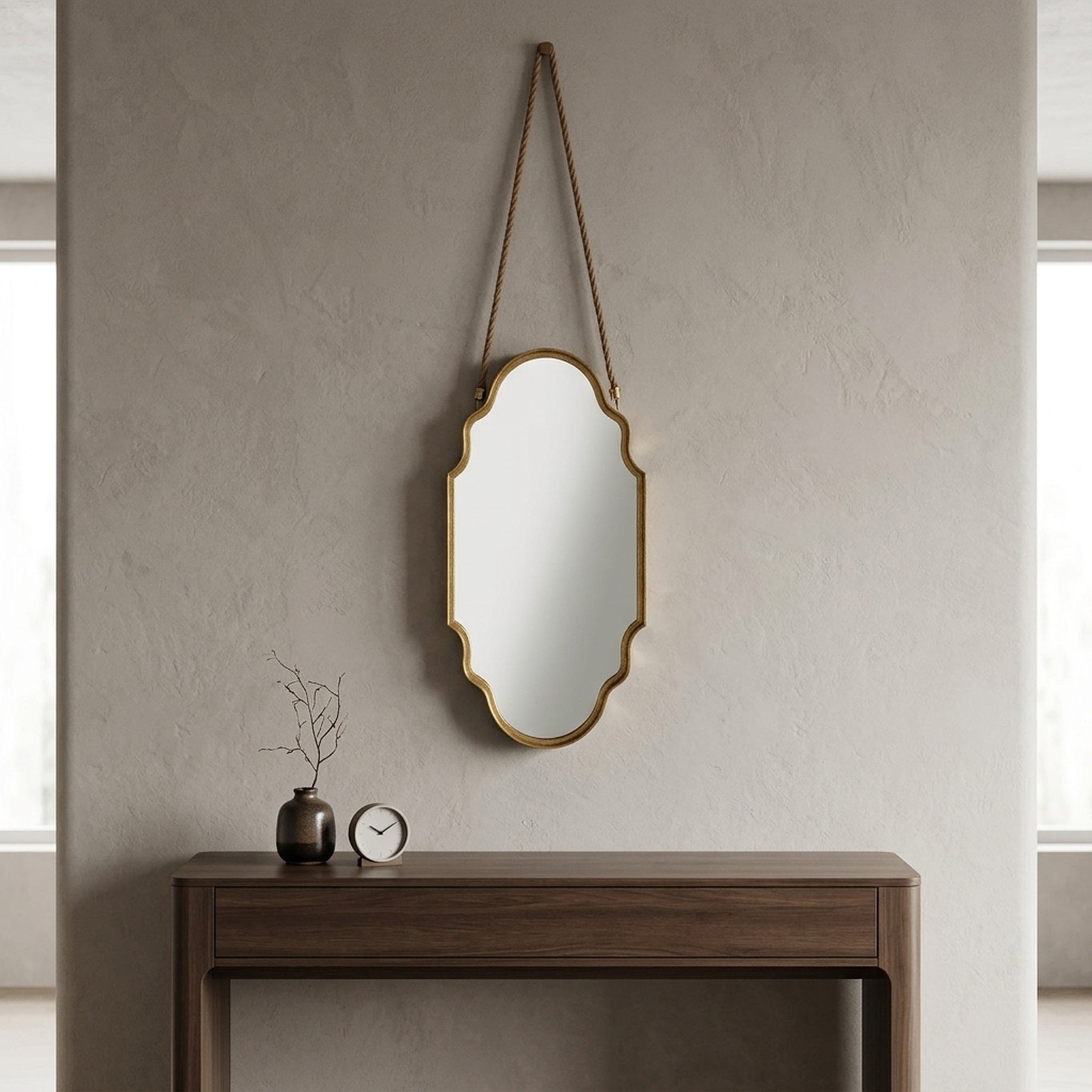 Traditional Gold Frame Wall Mirror