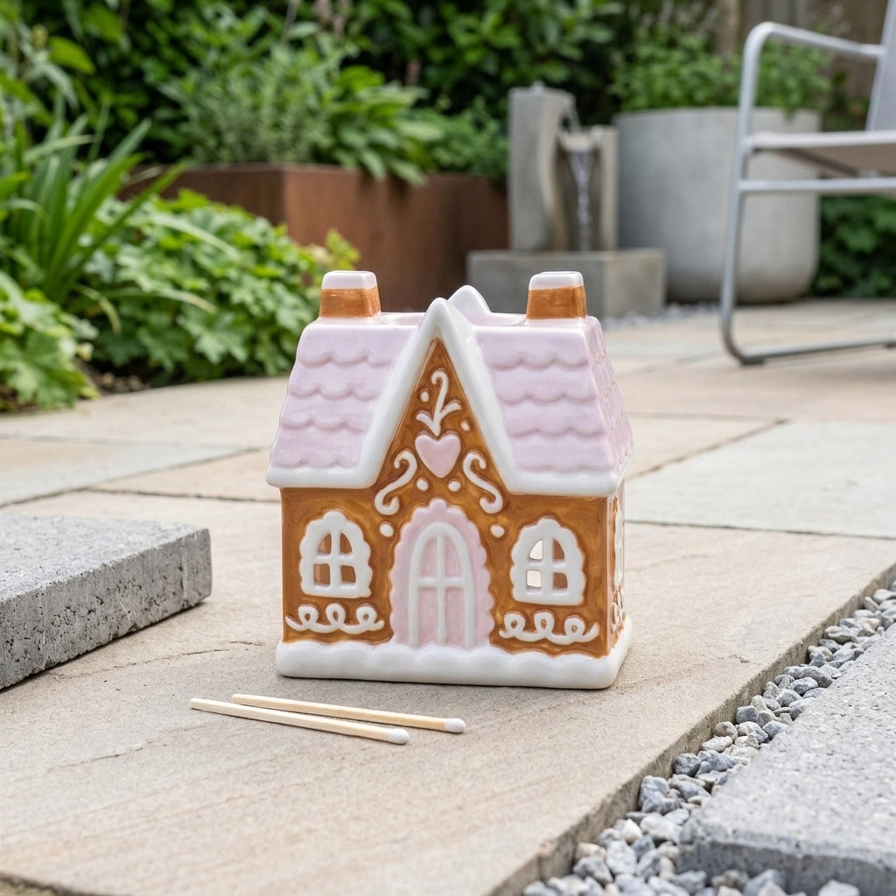 Sugarplum Gingerbread House Oil Burner and Wax Warmer