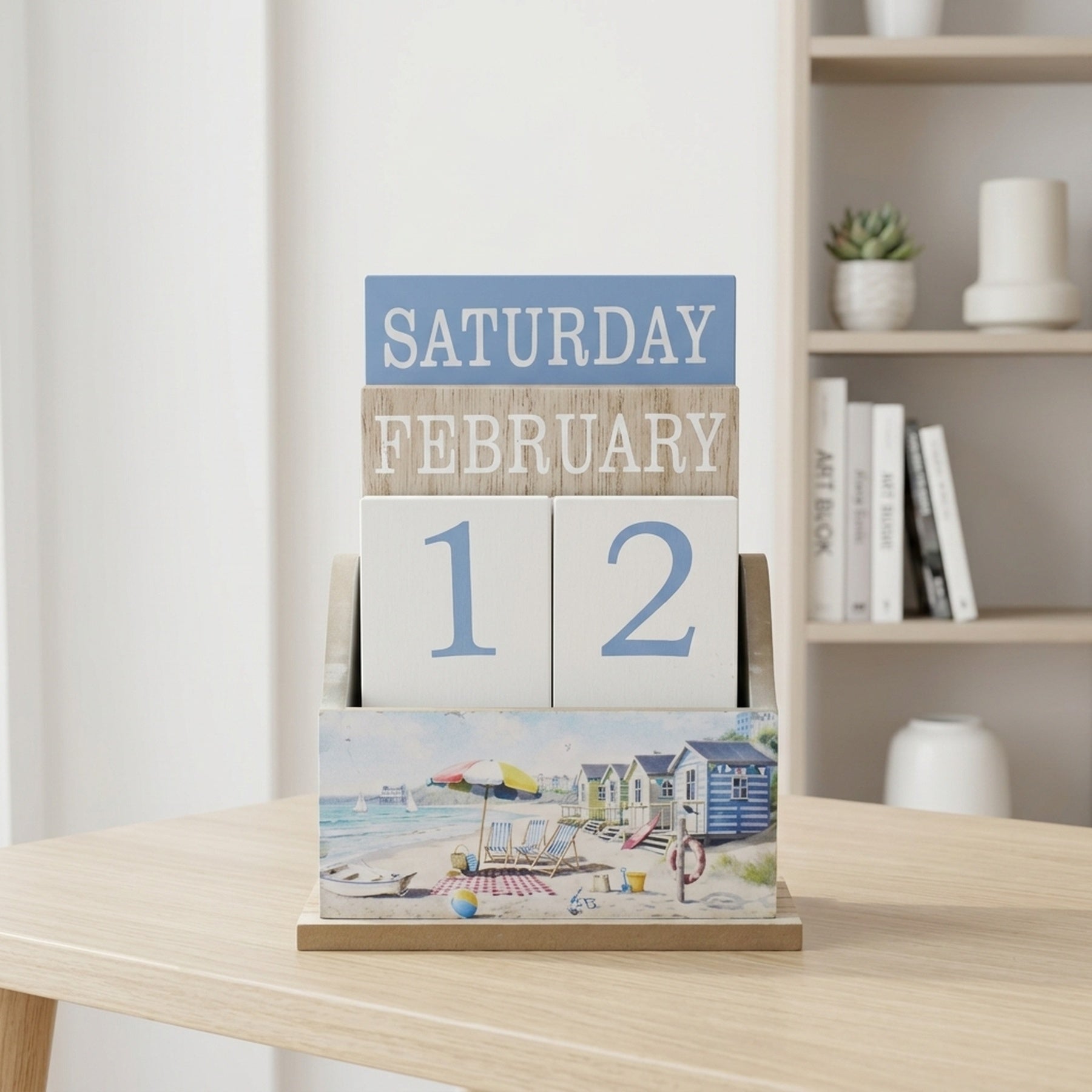 Sandy Beach Decorative Perpetual Calendar