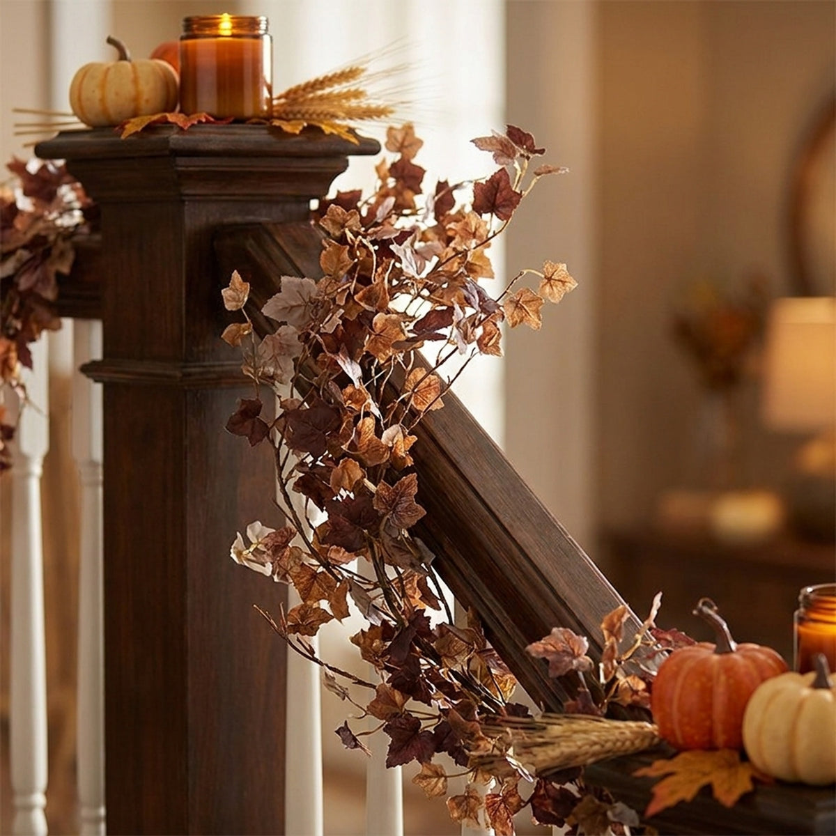 Traditional Rustic Leaf Garland