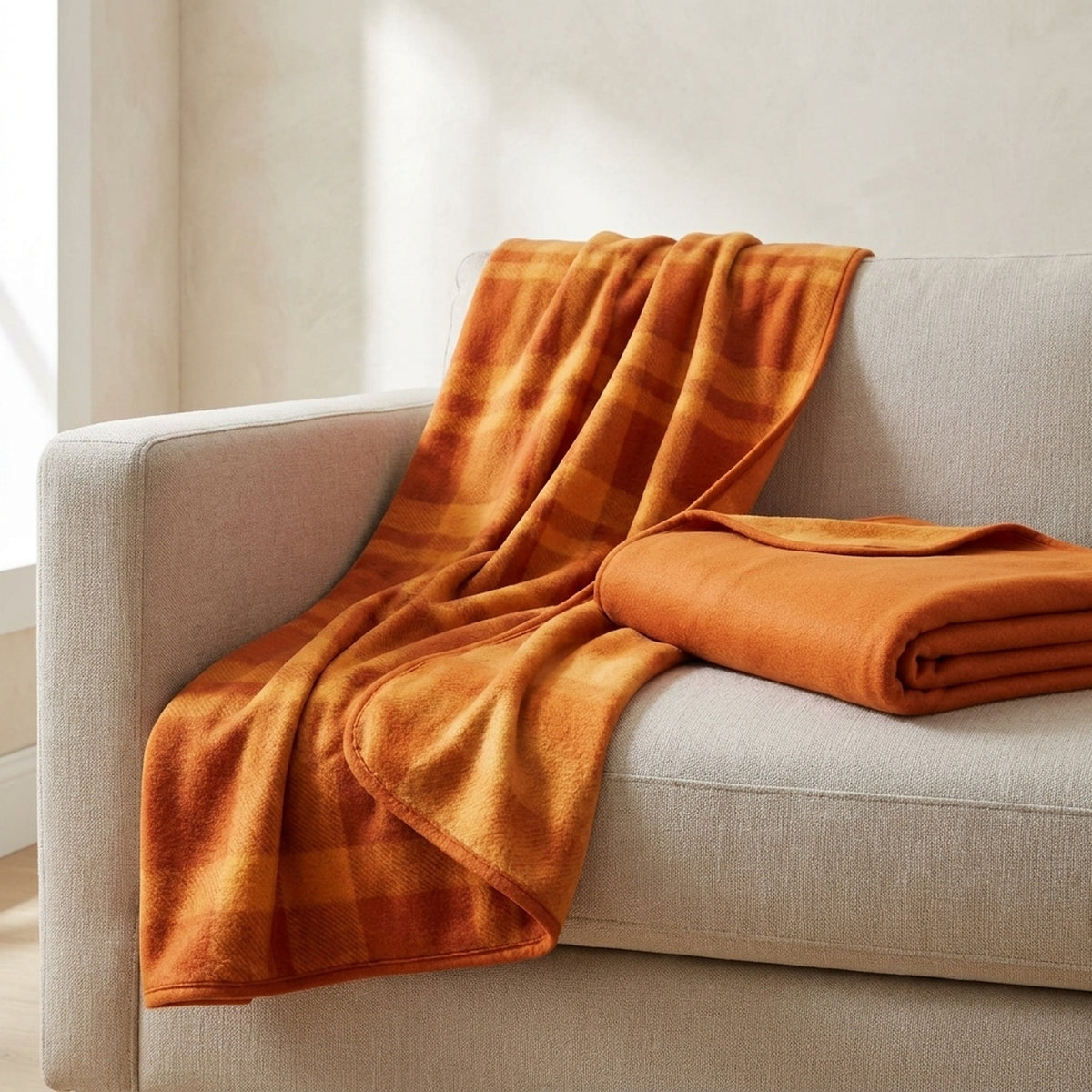 Inviting Super Soft Fleece Throw Twin Pack