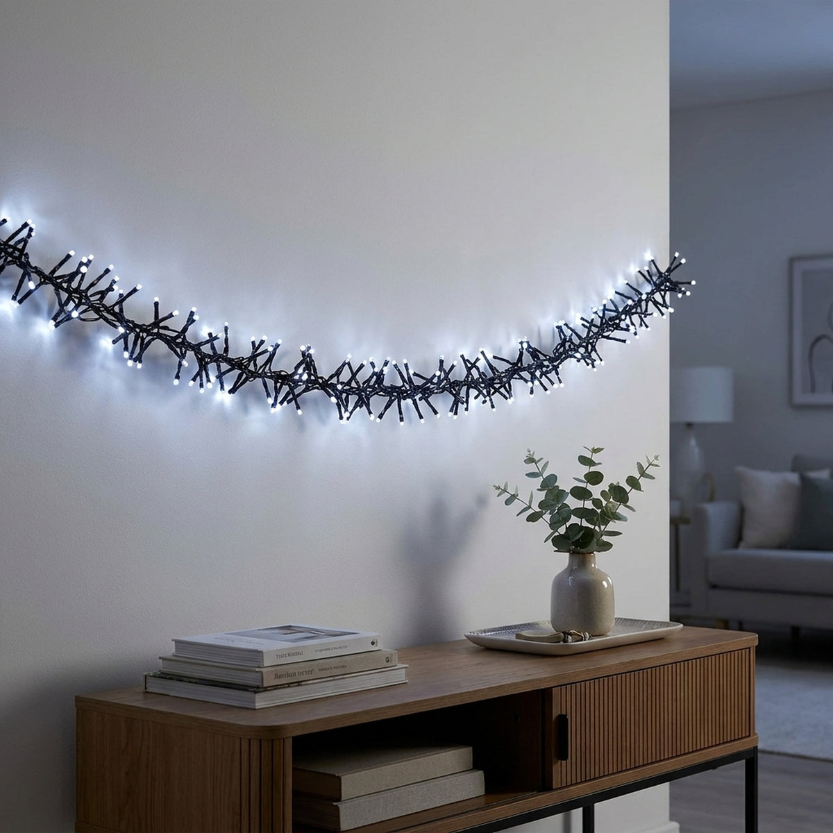 Mains Operated 750 LED Cluster String Lights - V7