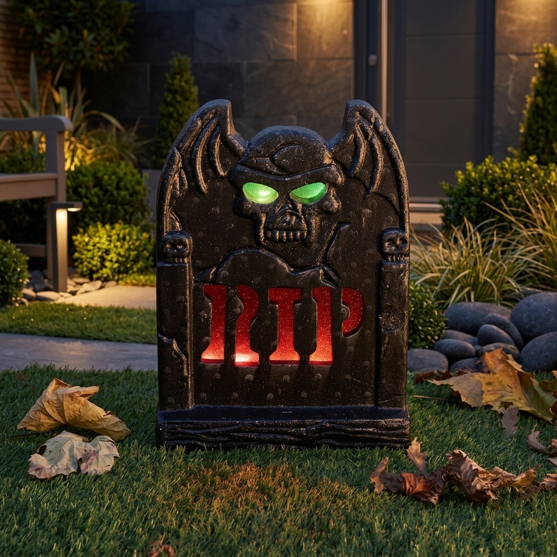 InLit Spooky LED Halloween Gravestone