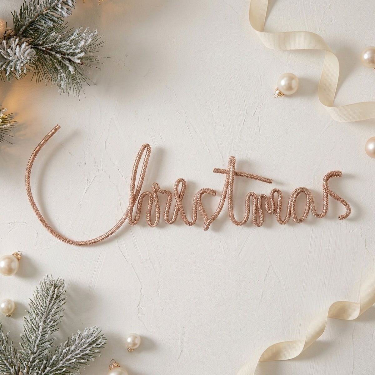 Script Diamante Christmas Sign