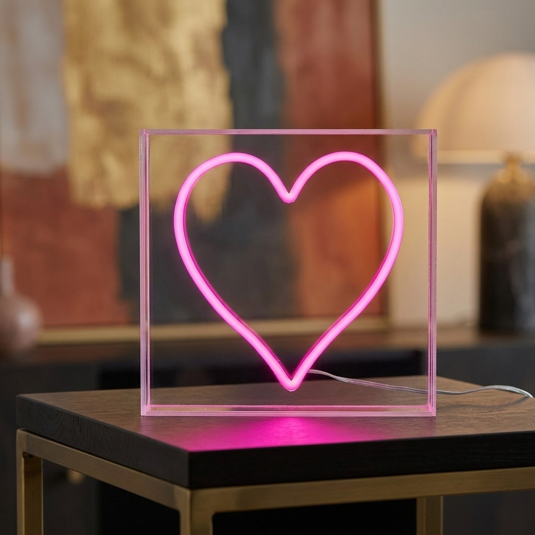 NeonEsque Heart Love Glow LED Sign