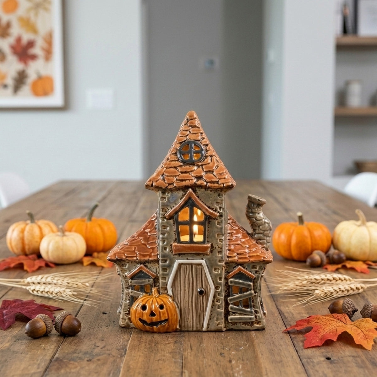 Haunted Halloween Candle House