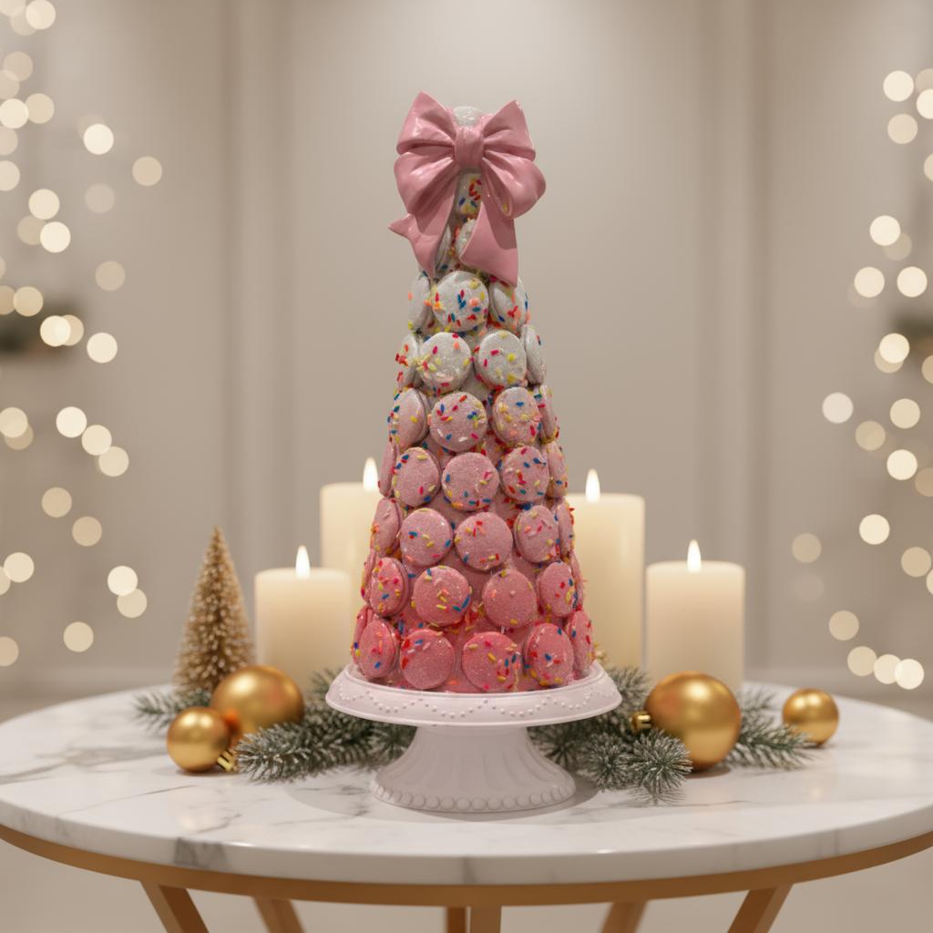 Macaroon Christmas Candy Tower Ornament