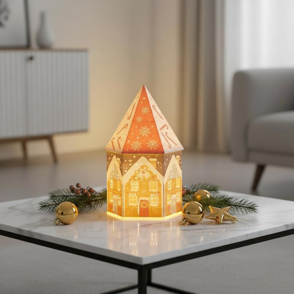 Light Up Inlit Gingerbread House