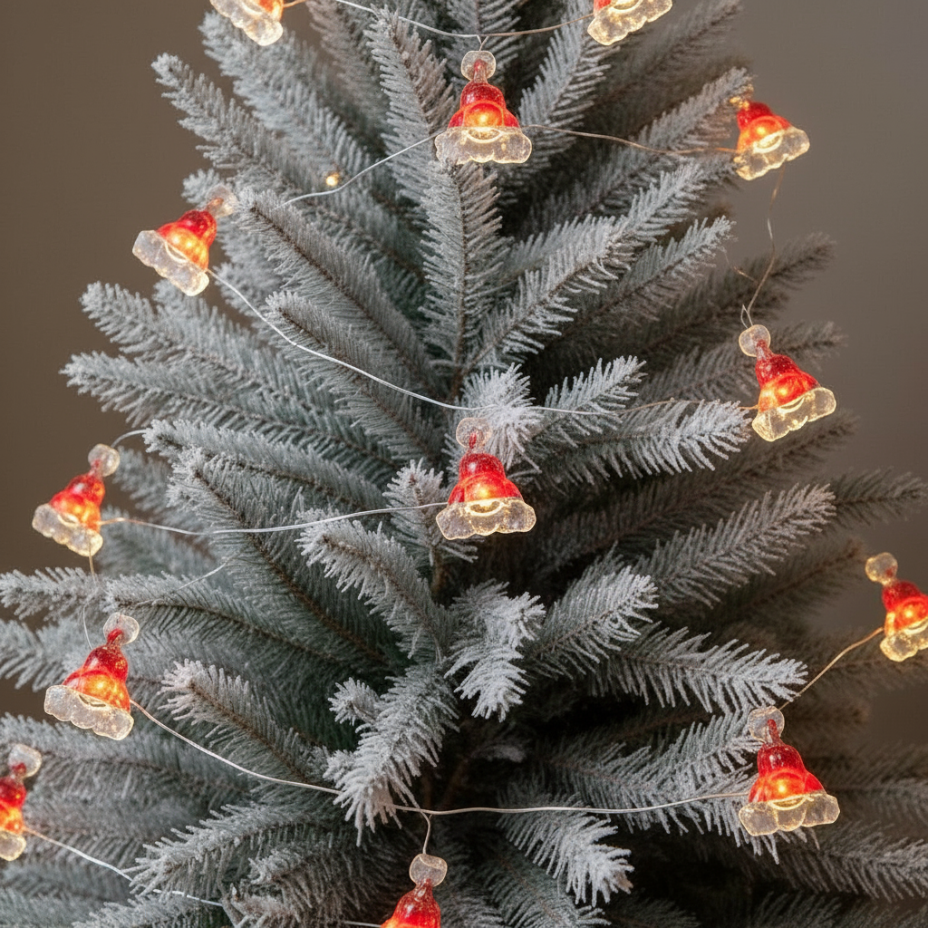 2.2m Light Up Santas Hat String Light