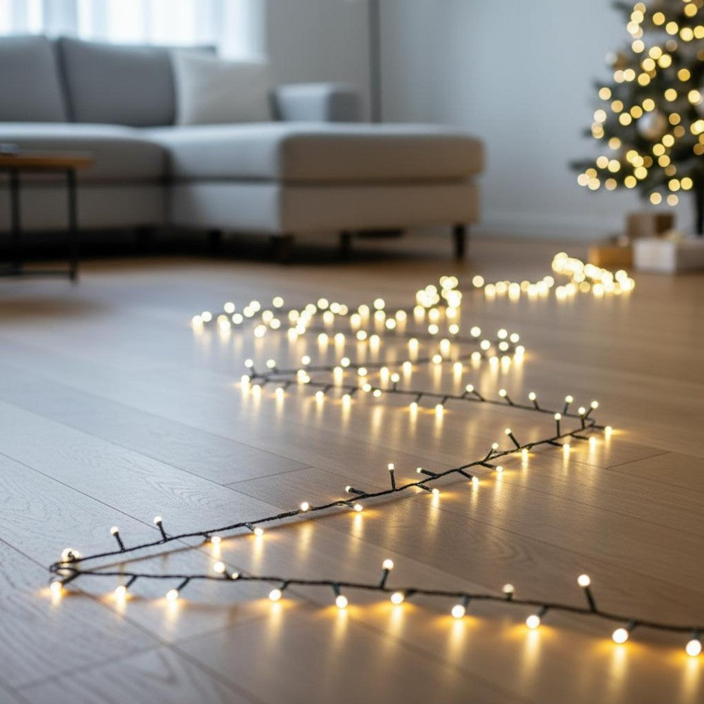 200 LED Multi Function Warm White String Lights