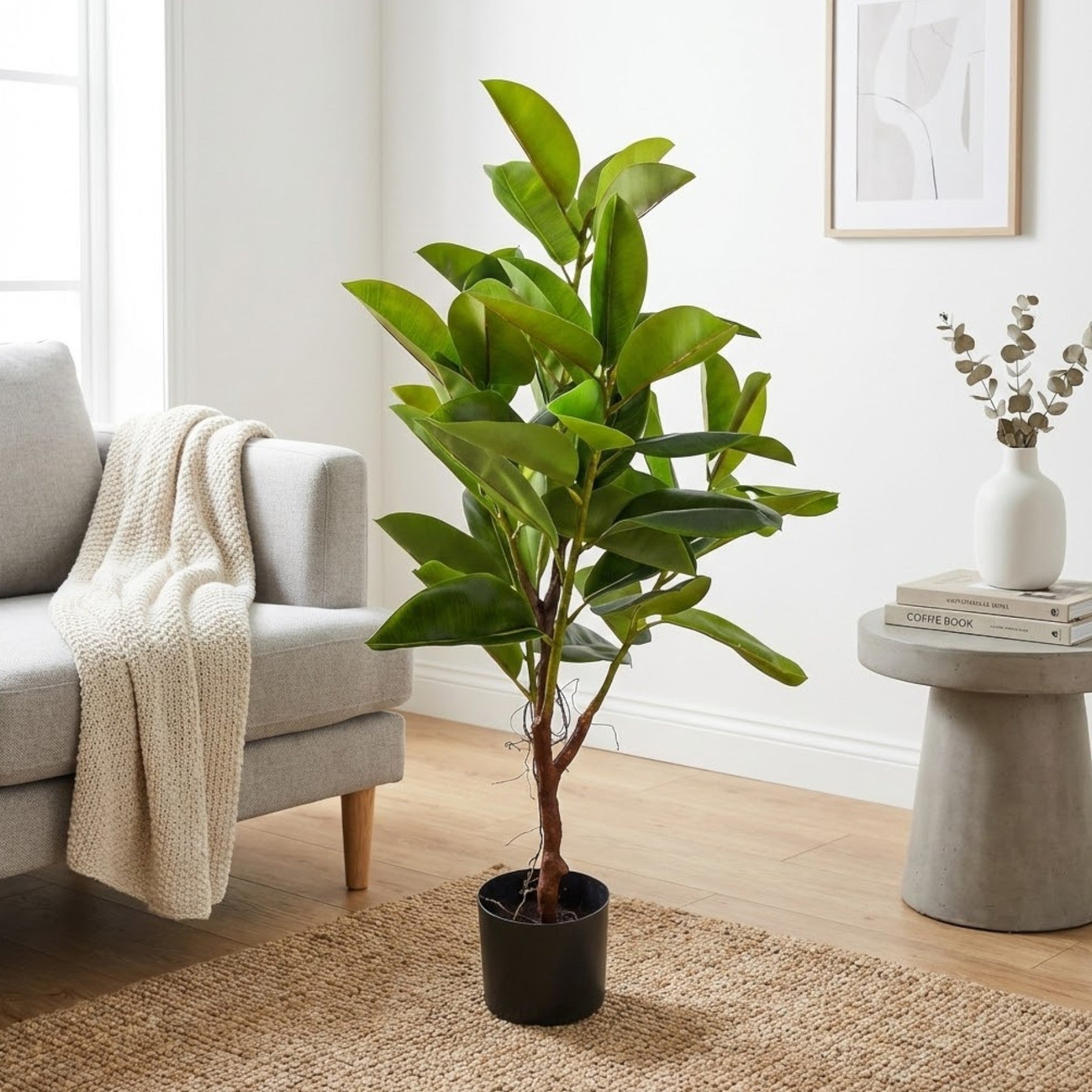 Artificial Potted Conifer Tree Plant
