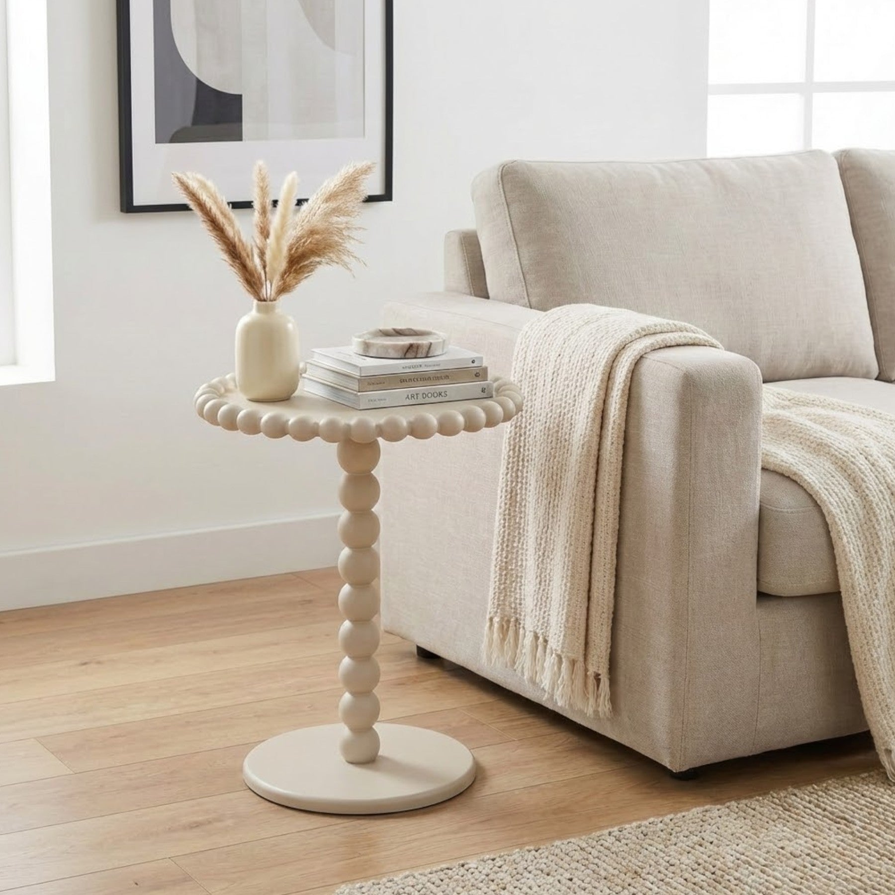 Maison Sand Pearl Side Table