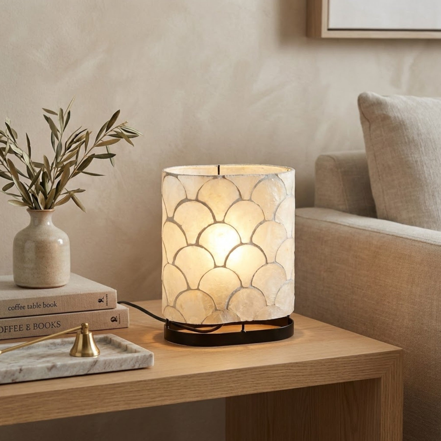 Eline Small Shell Table Lamp
