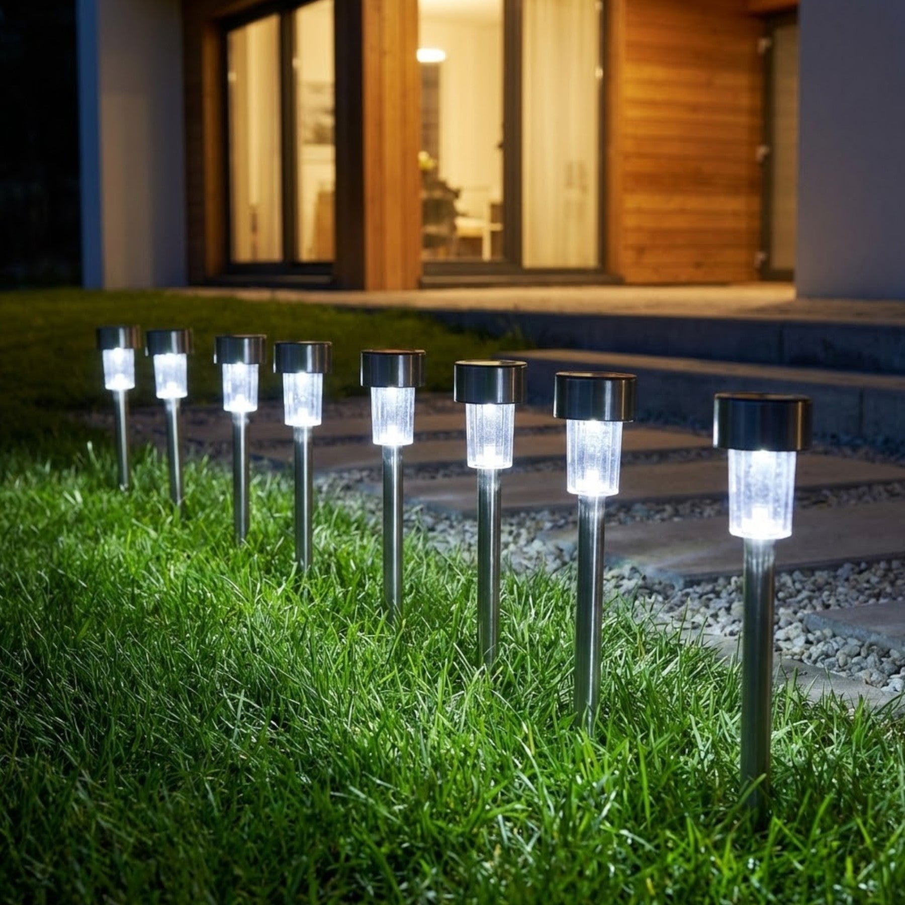 10 Pack Solar Post Stake Lights