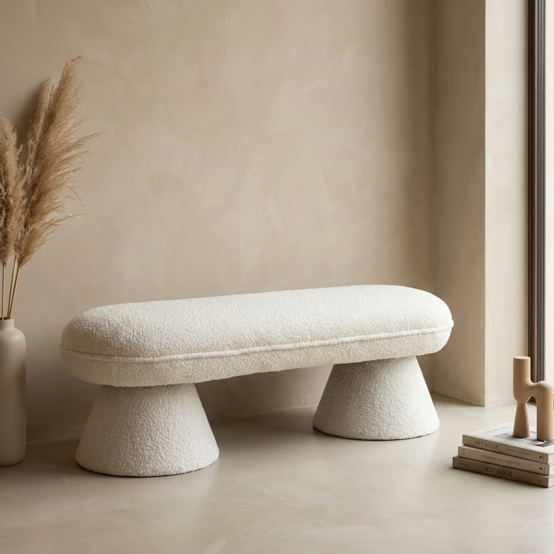Edouard Boucle Natural Loop Bench