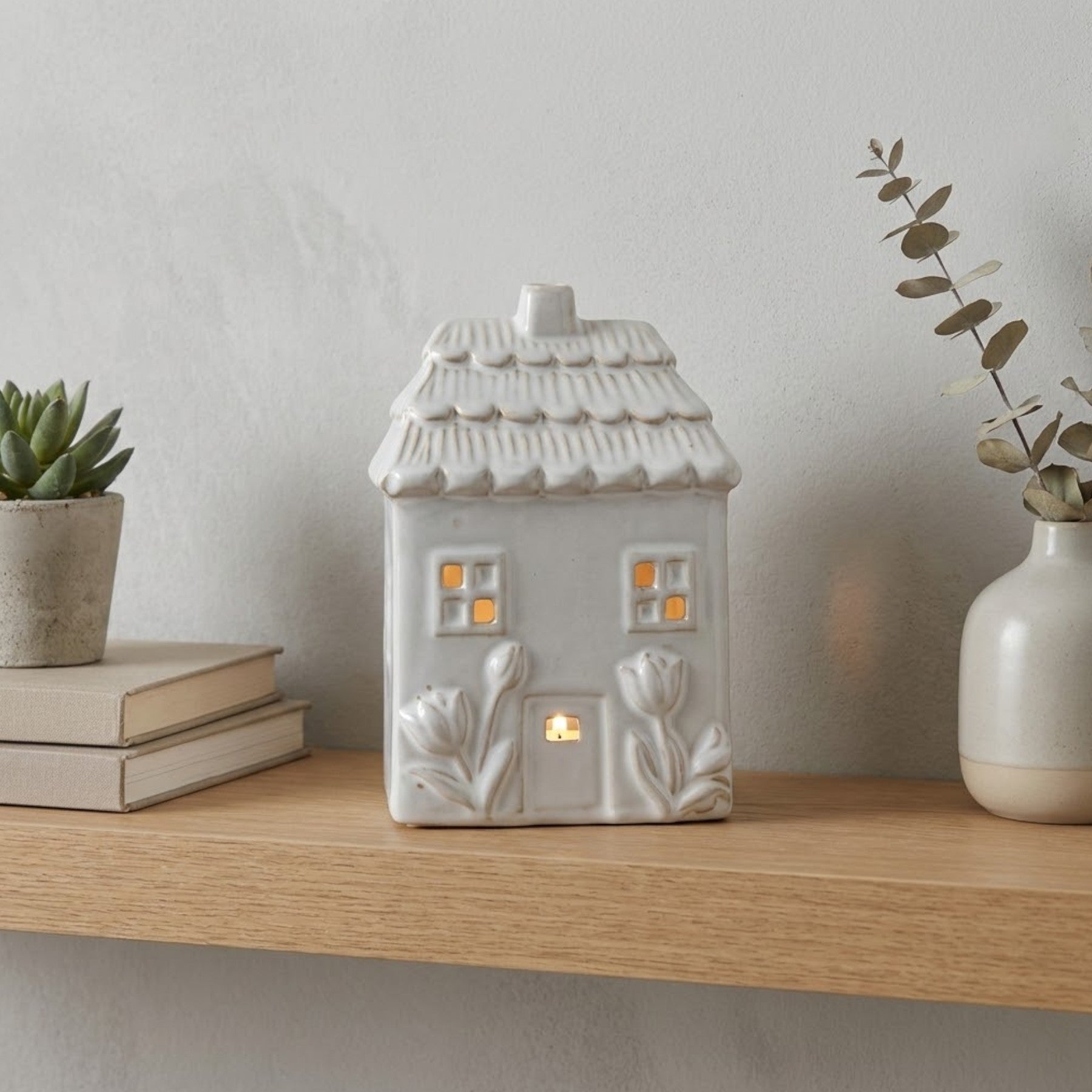 Tulip House Tealight Candle Holder
