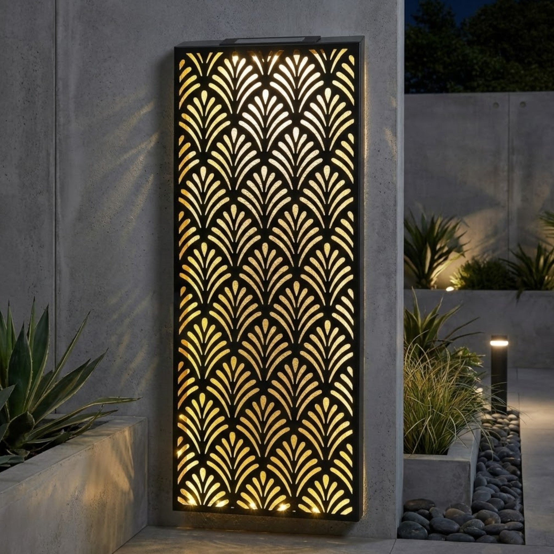 Lunaria Patterned Solar Wall Art