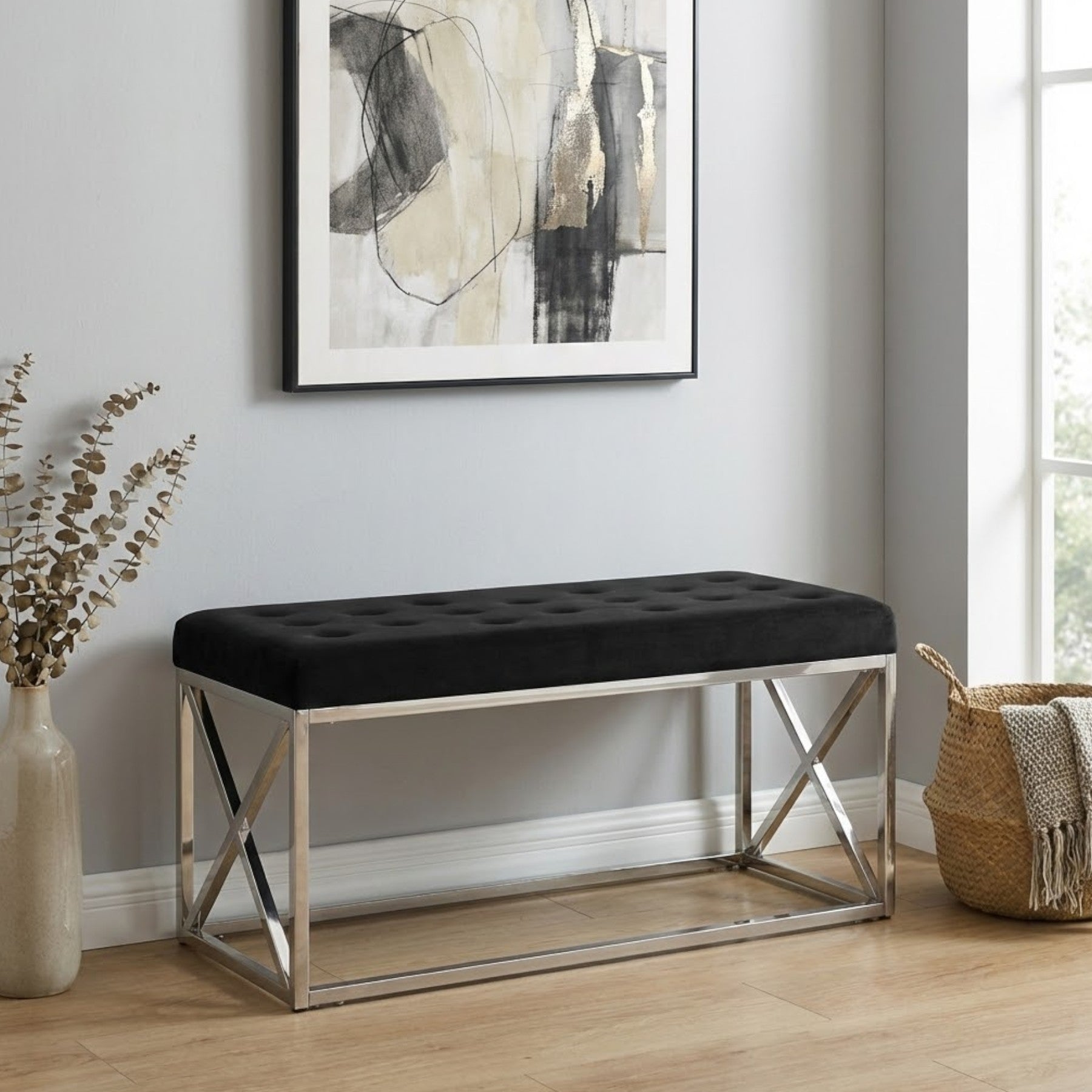 Allure Urban Tufted Seat Bench