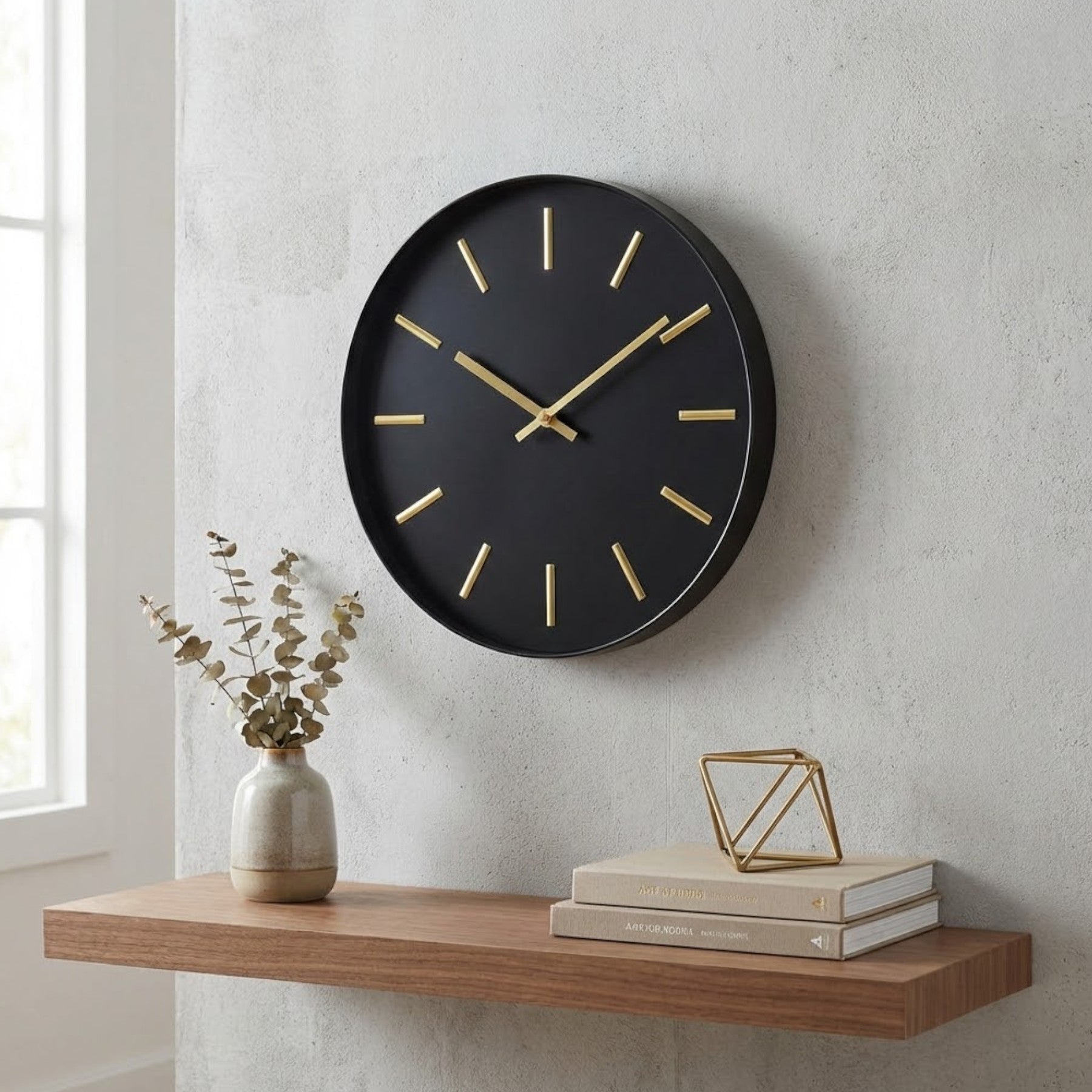 Vitus Striking Muted Gold Wall Clock