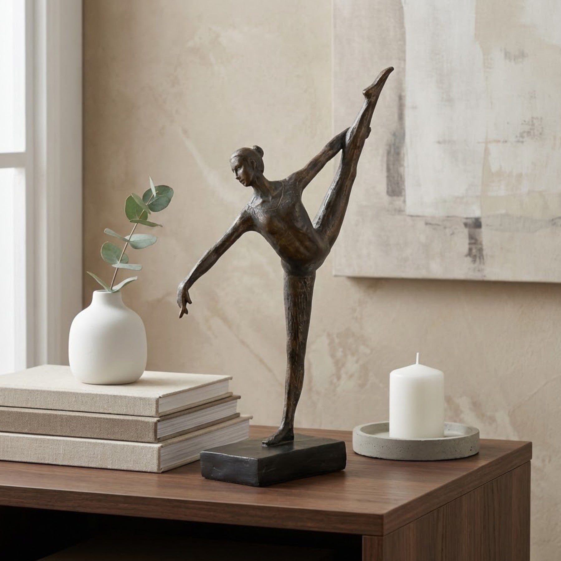 Bronze Ballerina Dance Class Ornament