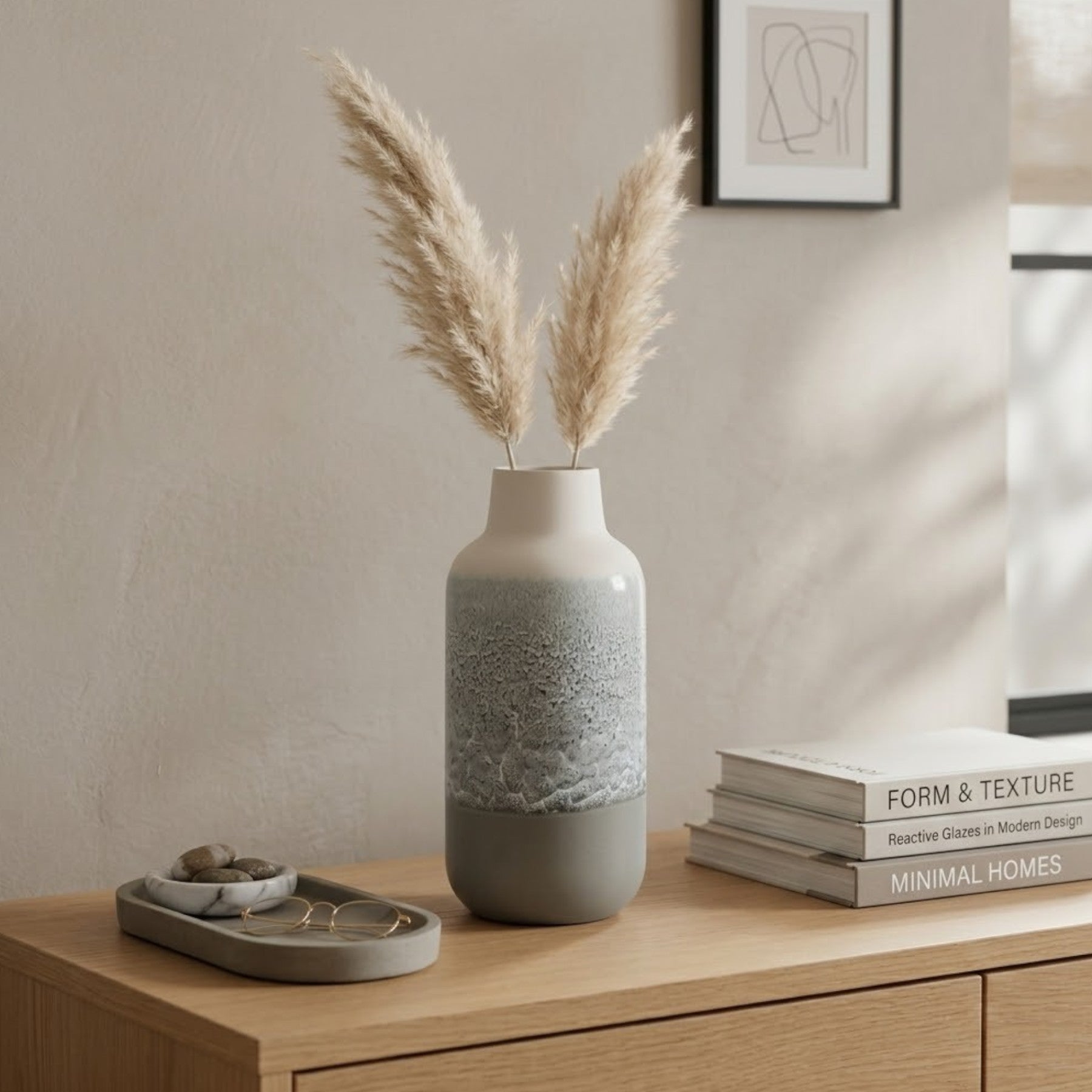 Marina Reactive Glaze Vase