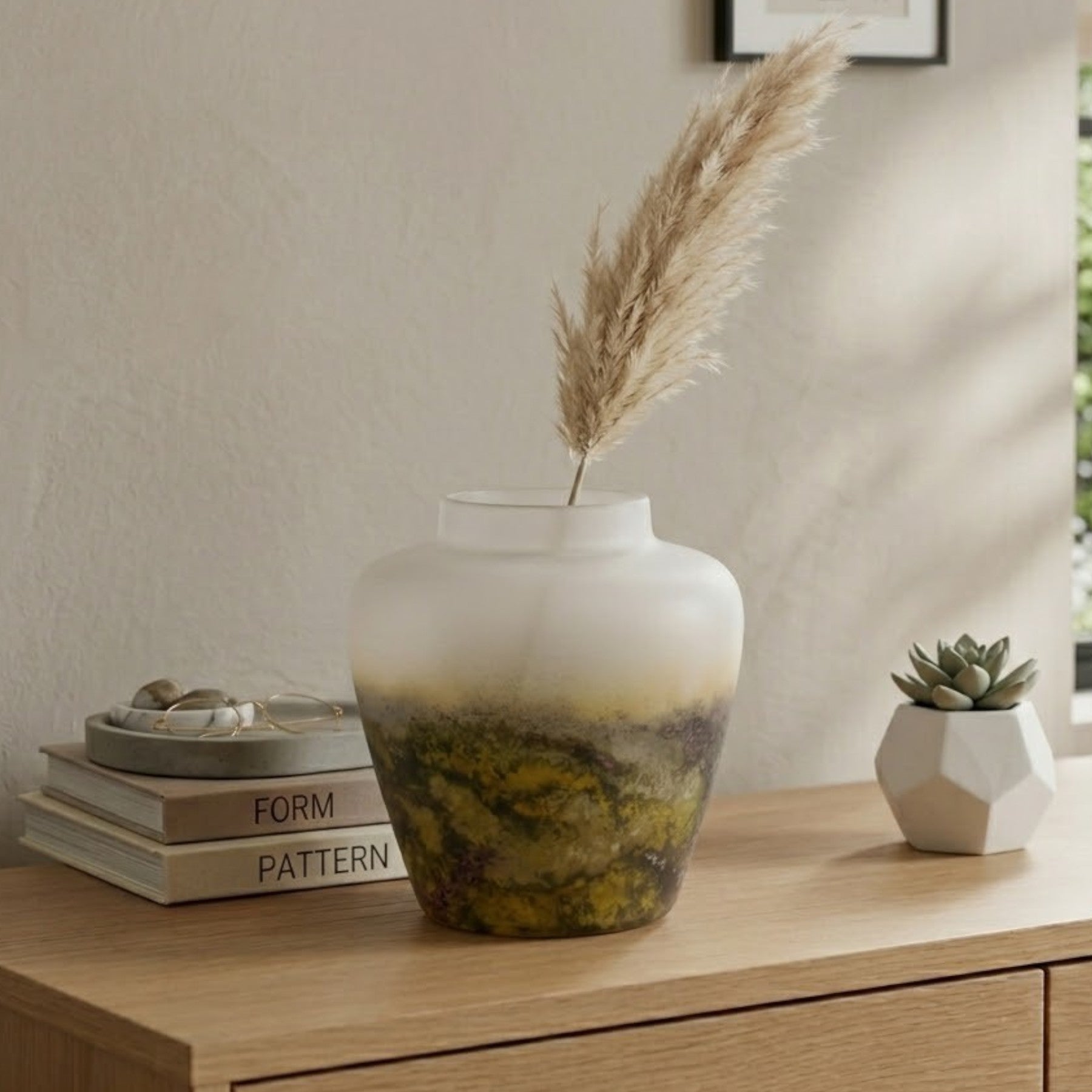 Relica Decorative Wide Rimmed Vase